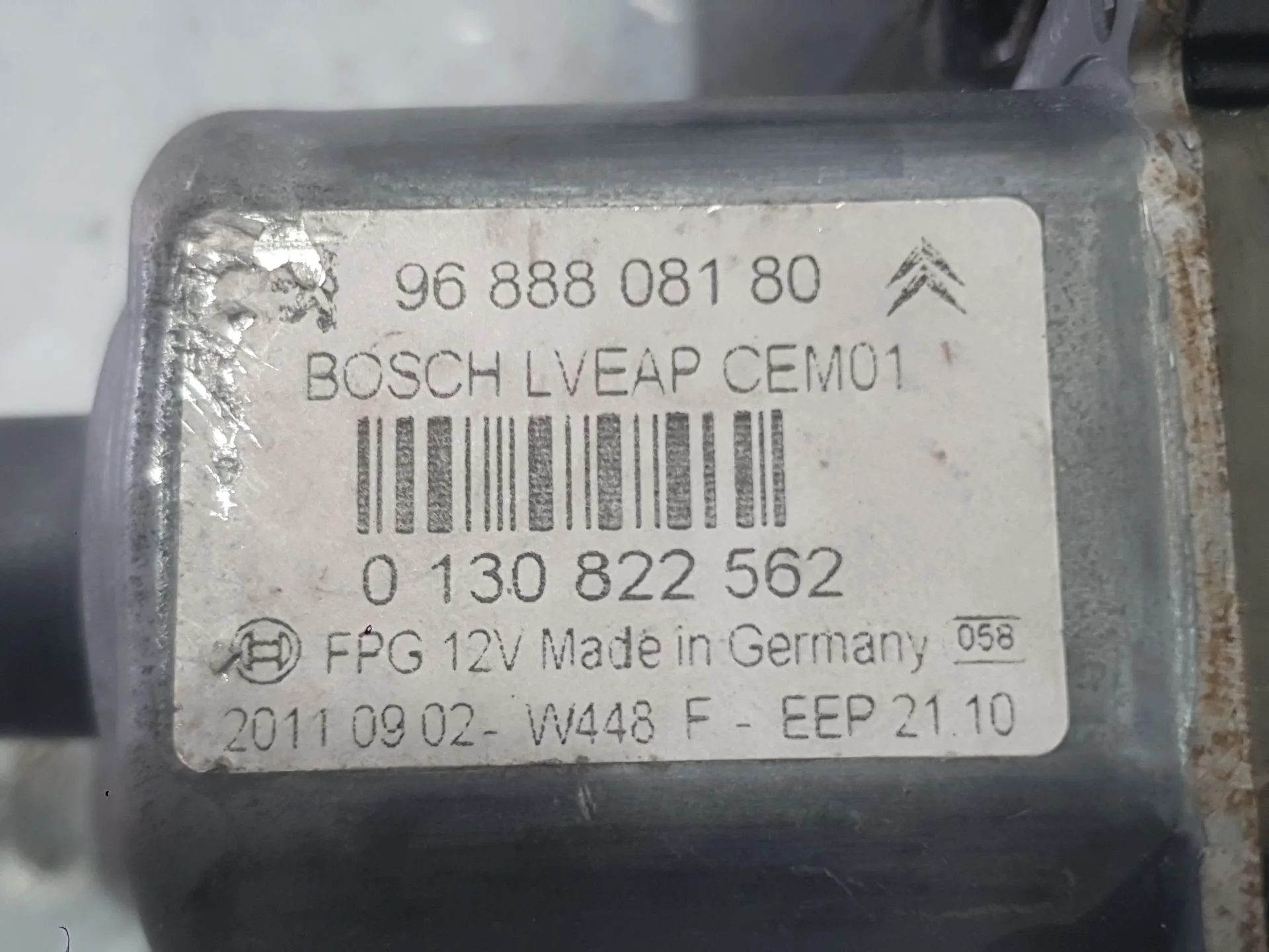Elevalunas Delantero Derecho para Peugeot 508 I (8D_)
