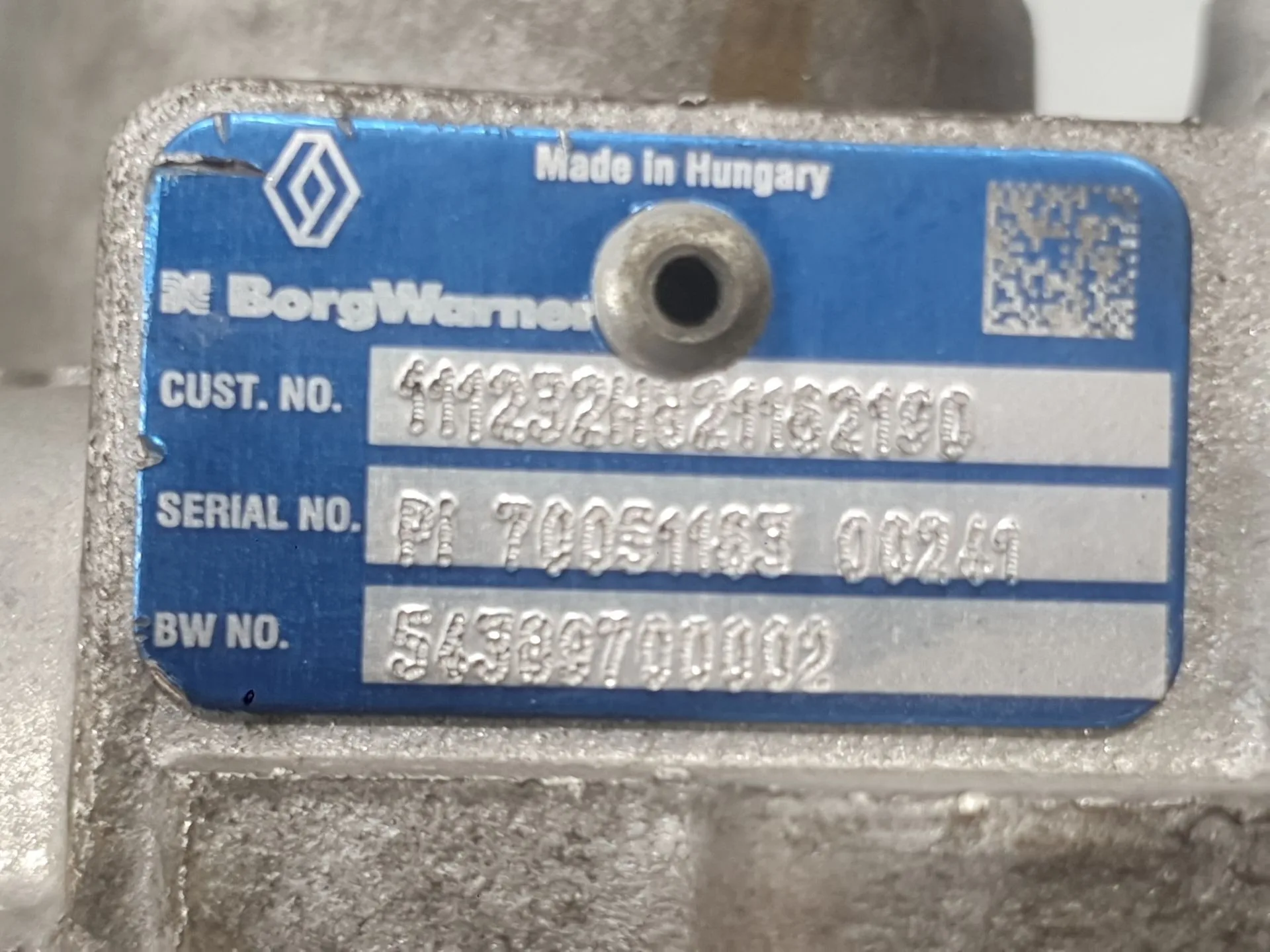 Turbocompresor para Nissan Juke (F15)
