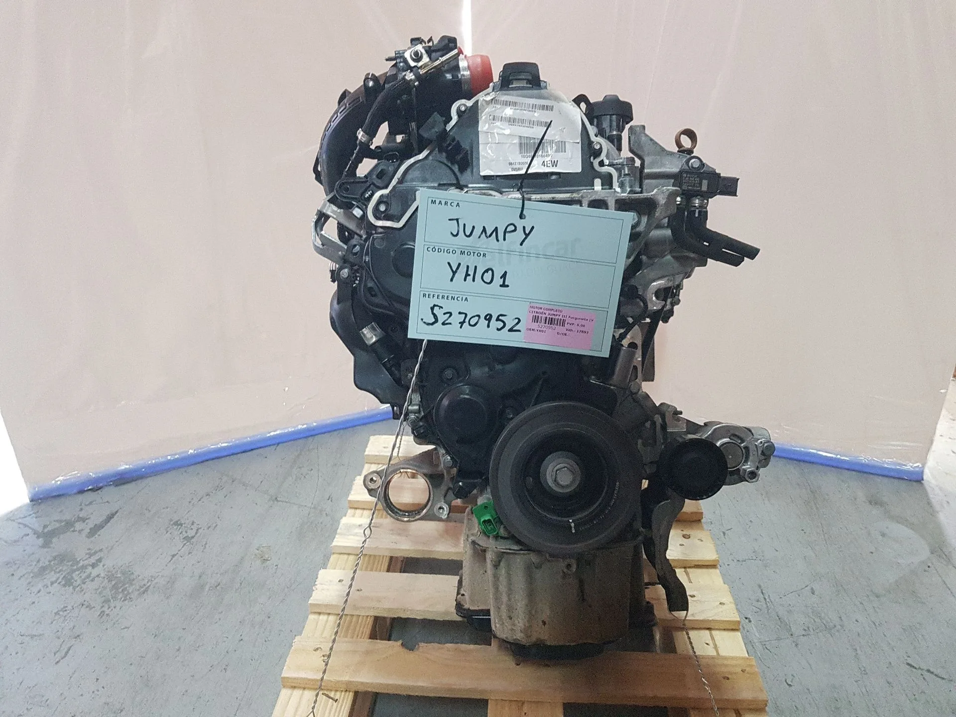 Motor Completo para Citroën Jumpy Iii Furgoneta (V_)