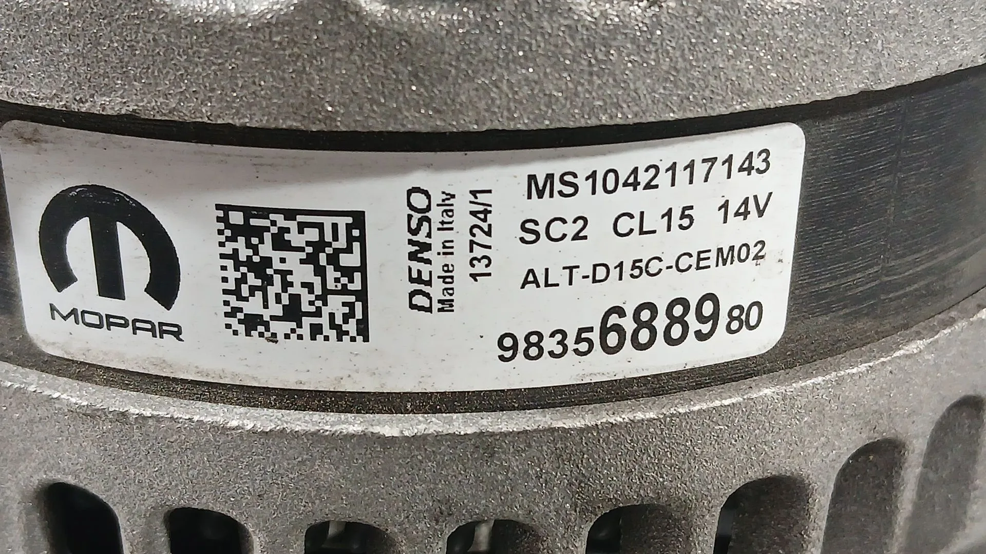 Alternador para Citroën C3 Iii (Sx)
