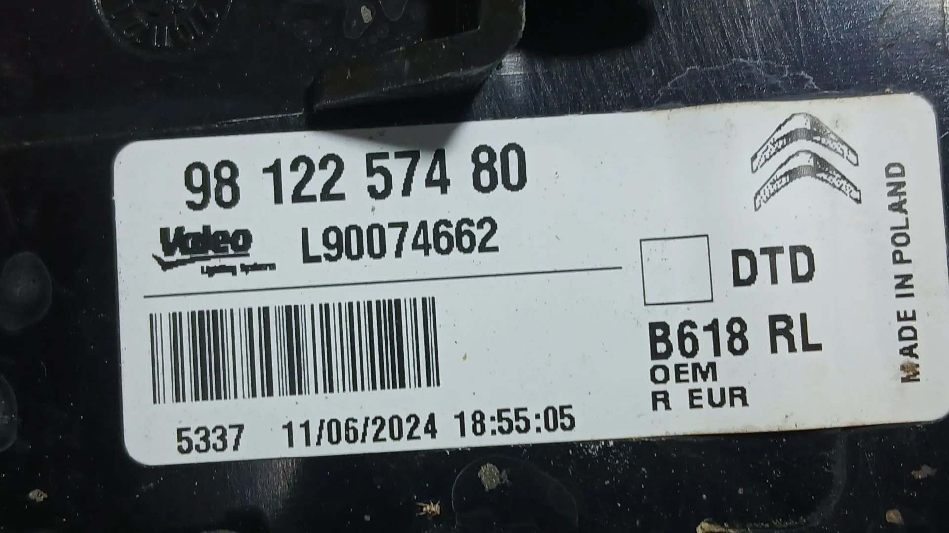 Piloto Trasero Derecho para Citroën C3 Iii (Sx)