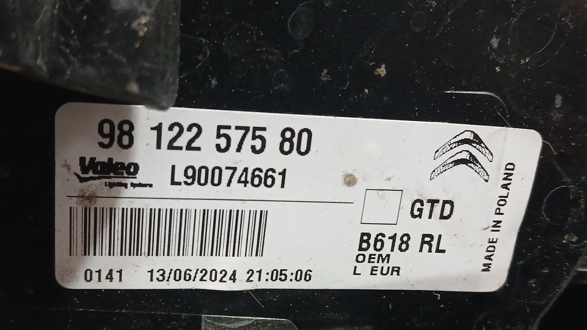 Piloto Trasero Izquierdo para Citroën C3 Iii (Sx)