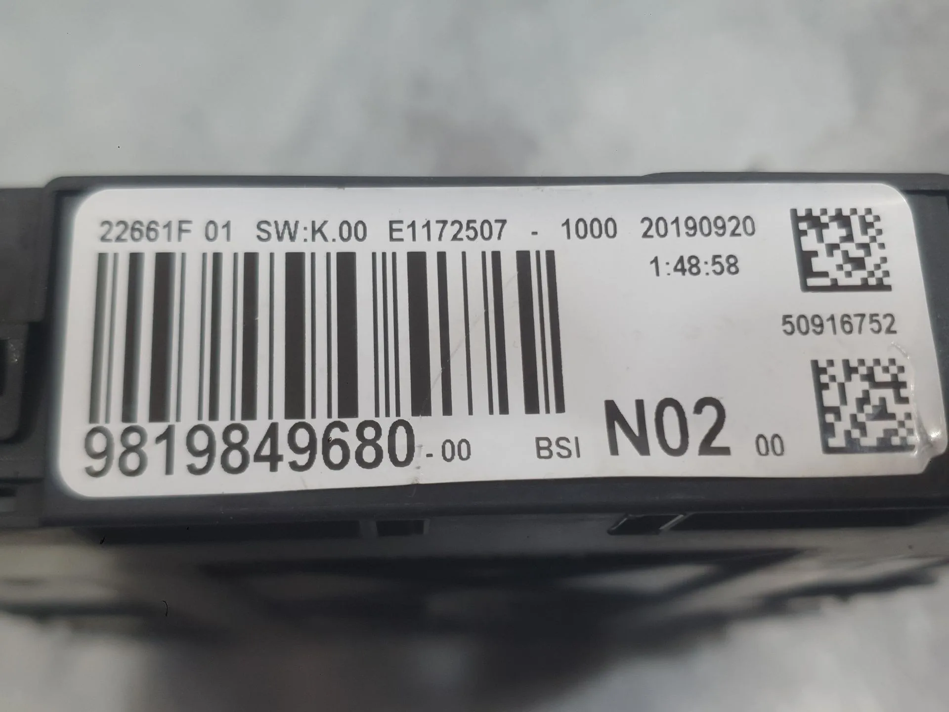 Caja Reles / Fusibles para Citroën C-Elysee (Dd_)