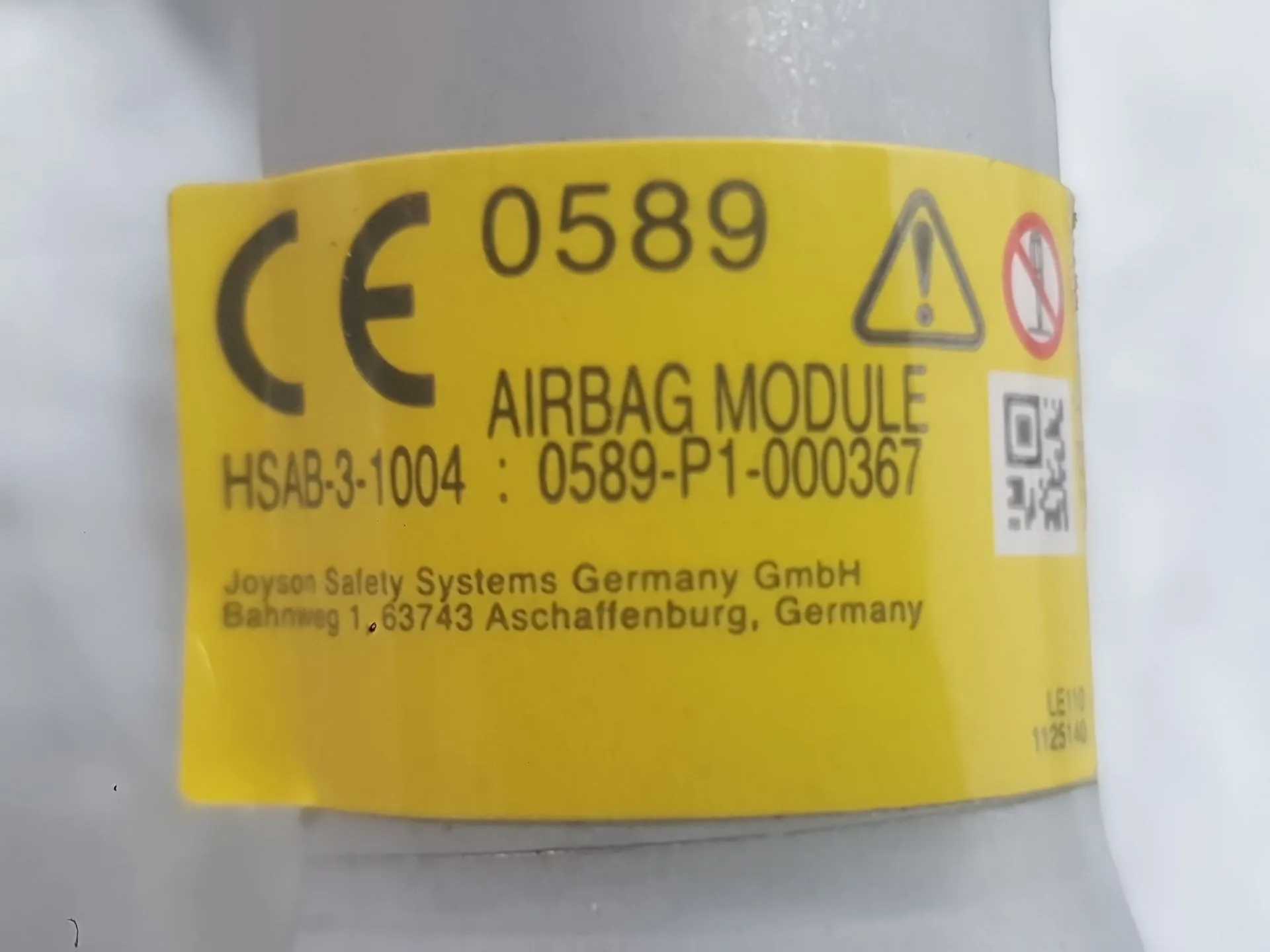 Airbag Cortina Delantero Izquierdo para Mazda 2 Hatchback (Dl, Dj)