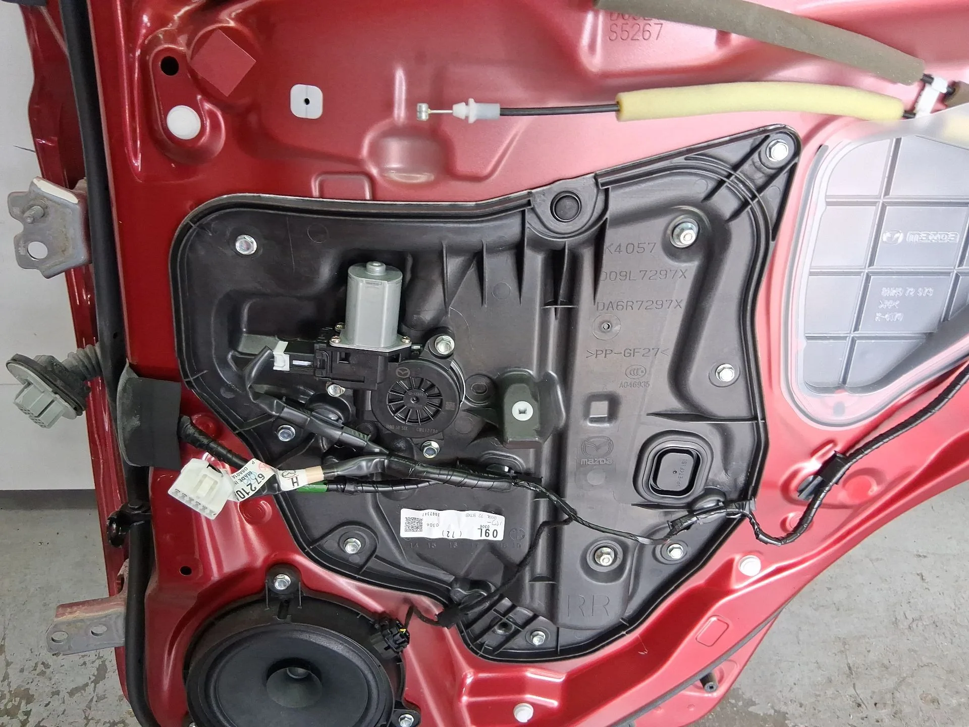 Elevalunas Trasero Derecho para Mazda 2 Hatchback (Dl, Dj)