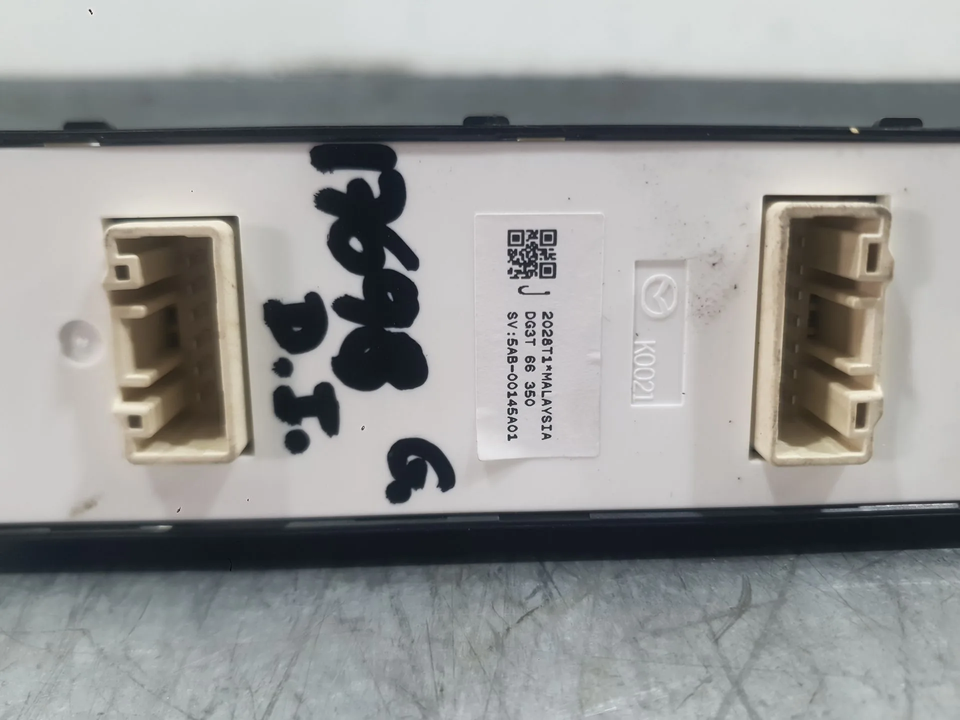 Mando Elevalunas Delantero Izquierdo para Mazda 2 Hatchback (Dl, Dj)
