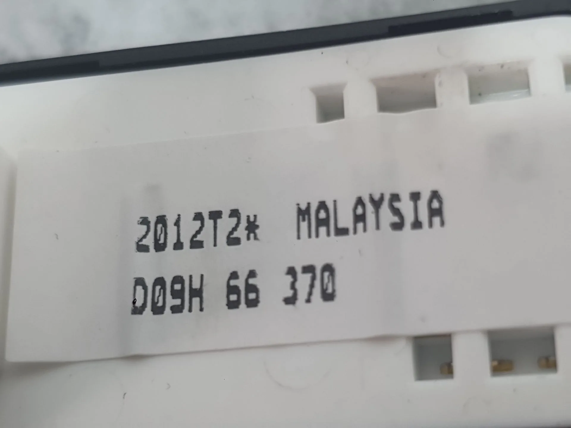 Mando Elevalunas Trasero Izquierdo para Mazda 2 Hatchback (Dl, Dj)