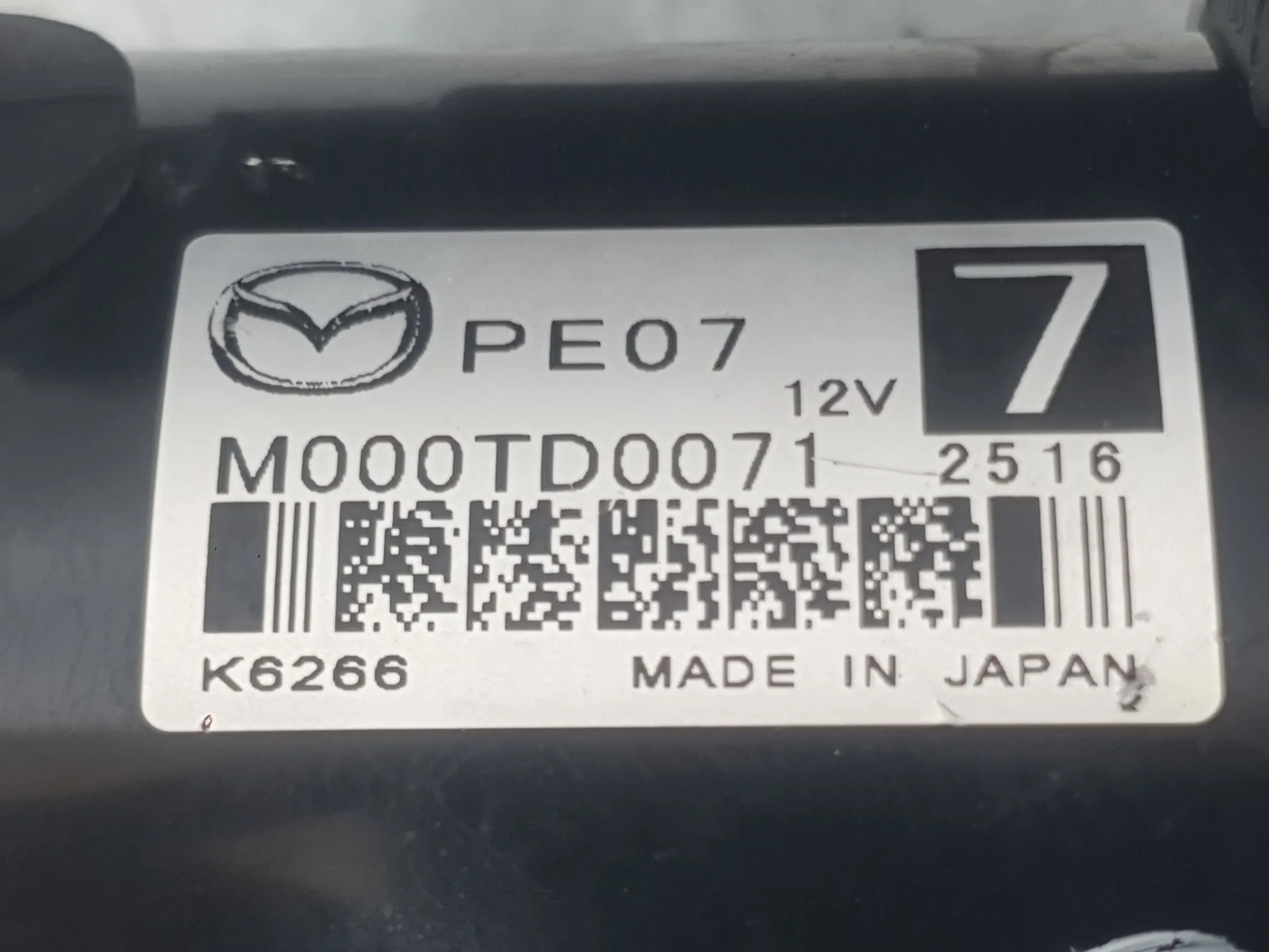 Motor Arranque para Mazda 2 Hatchback (Dl, Dj)