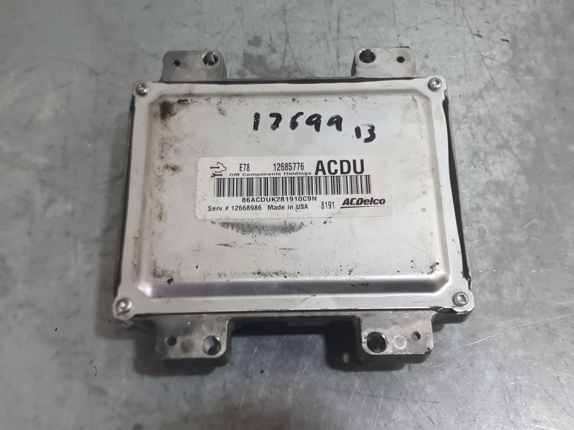 Centralita Motor Uce para Opel Mokka / Mokka X (J13)