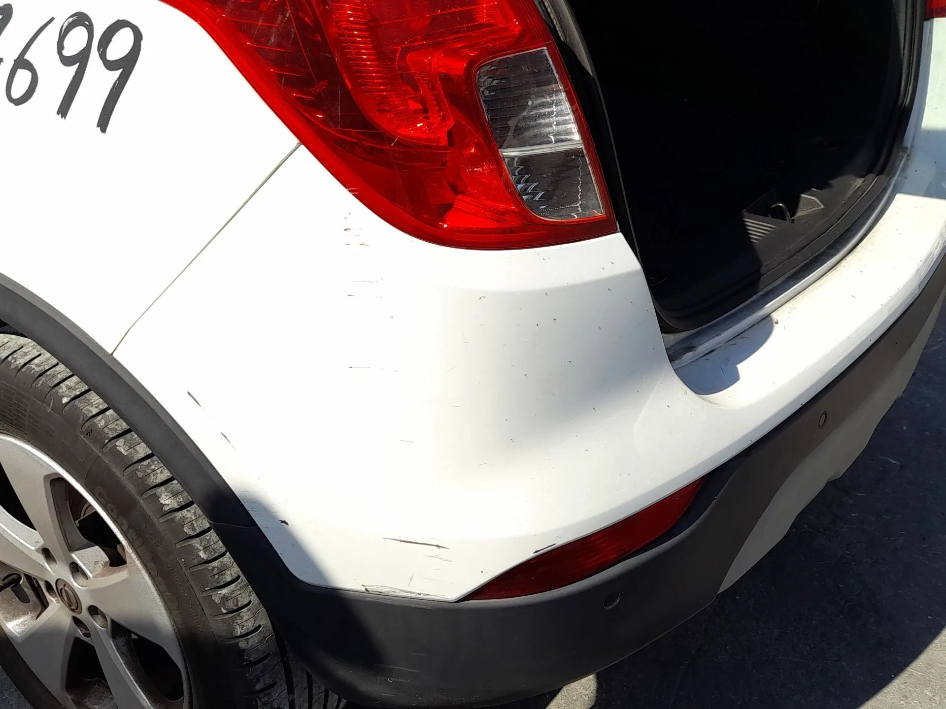 Paragolpes Trasero para Opel Mokka / Mokka X (J13)