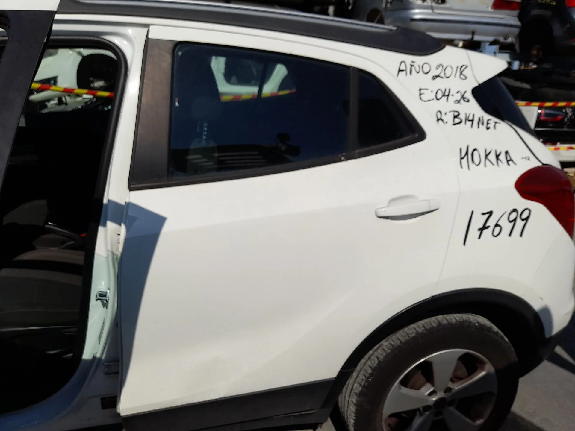 Puerta Trasera Izquierda para Opel Mokka / Mokka X (J13)