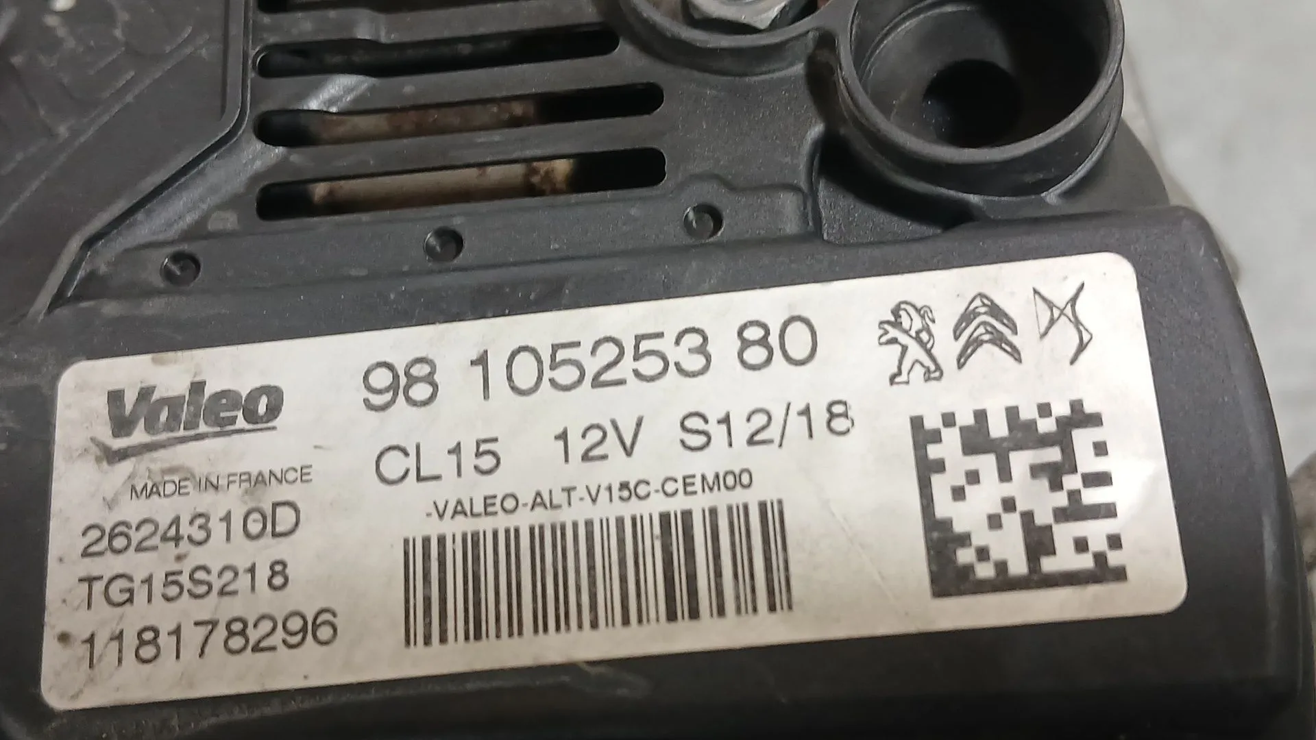 Alternador para Peugeot 2008 I (Cu_)