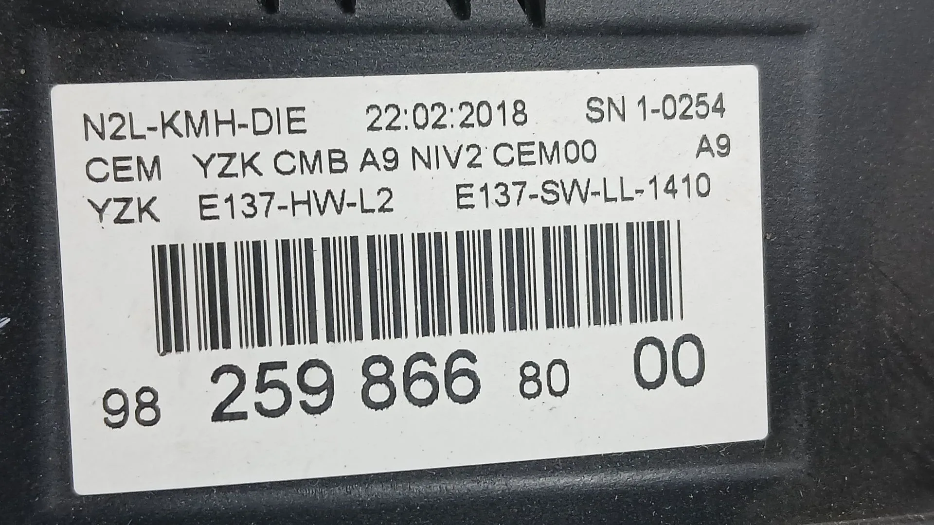Cuadro Instrumentos para Peugeot 2008 I (Cu_)