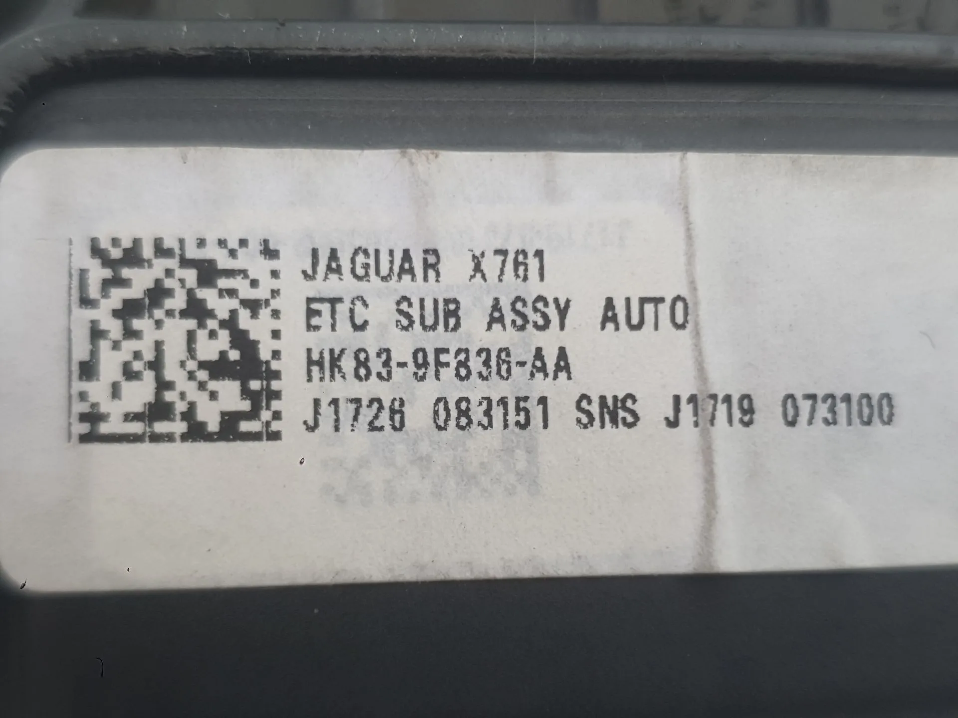 Potenciometro Pedal para Jaguar F-Pace (X761)