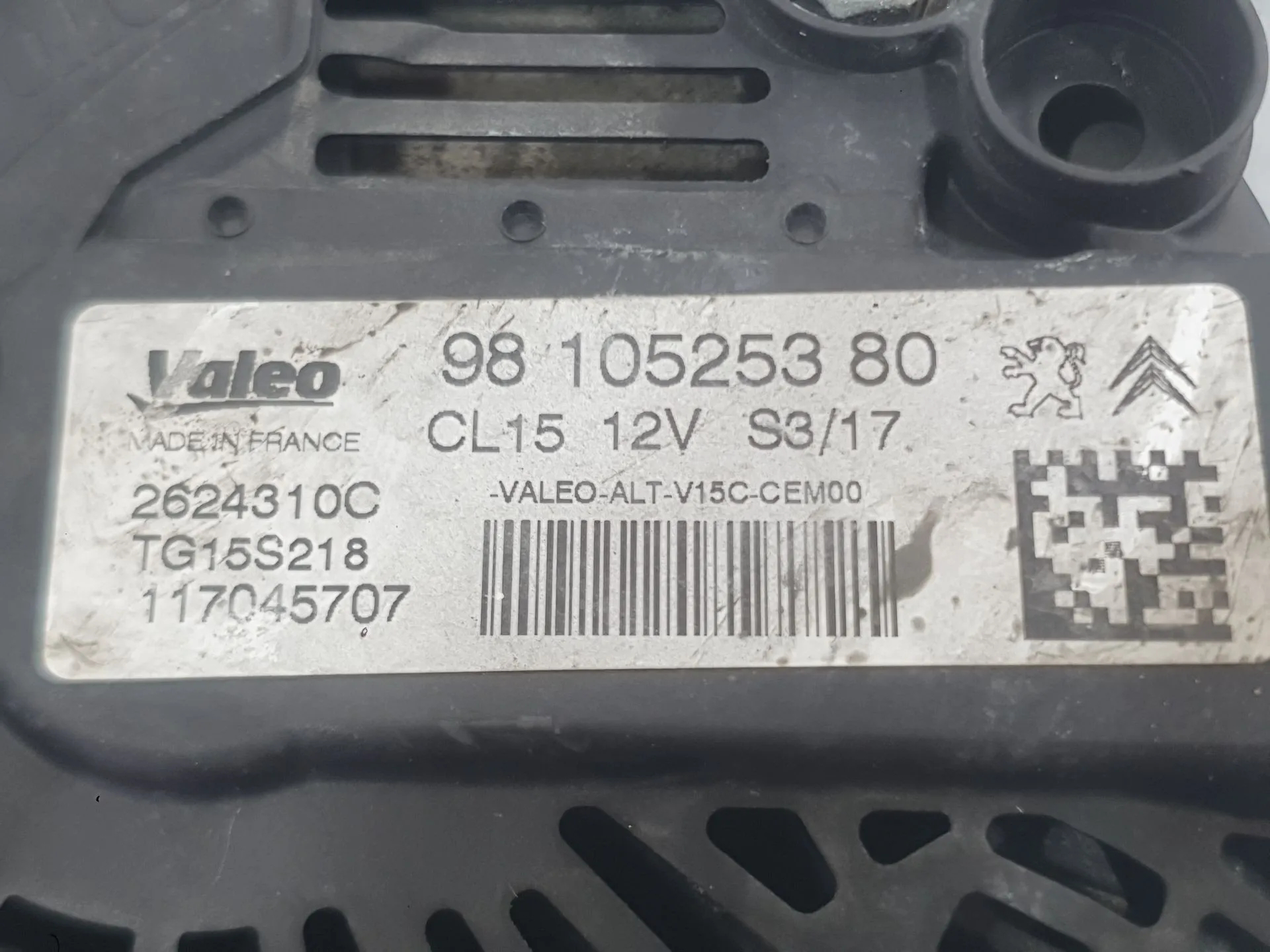 Alternador para Citroën C-Elysee (Dd_)