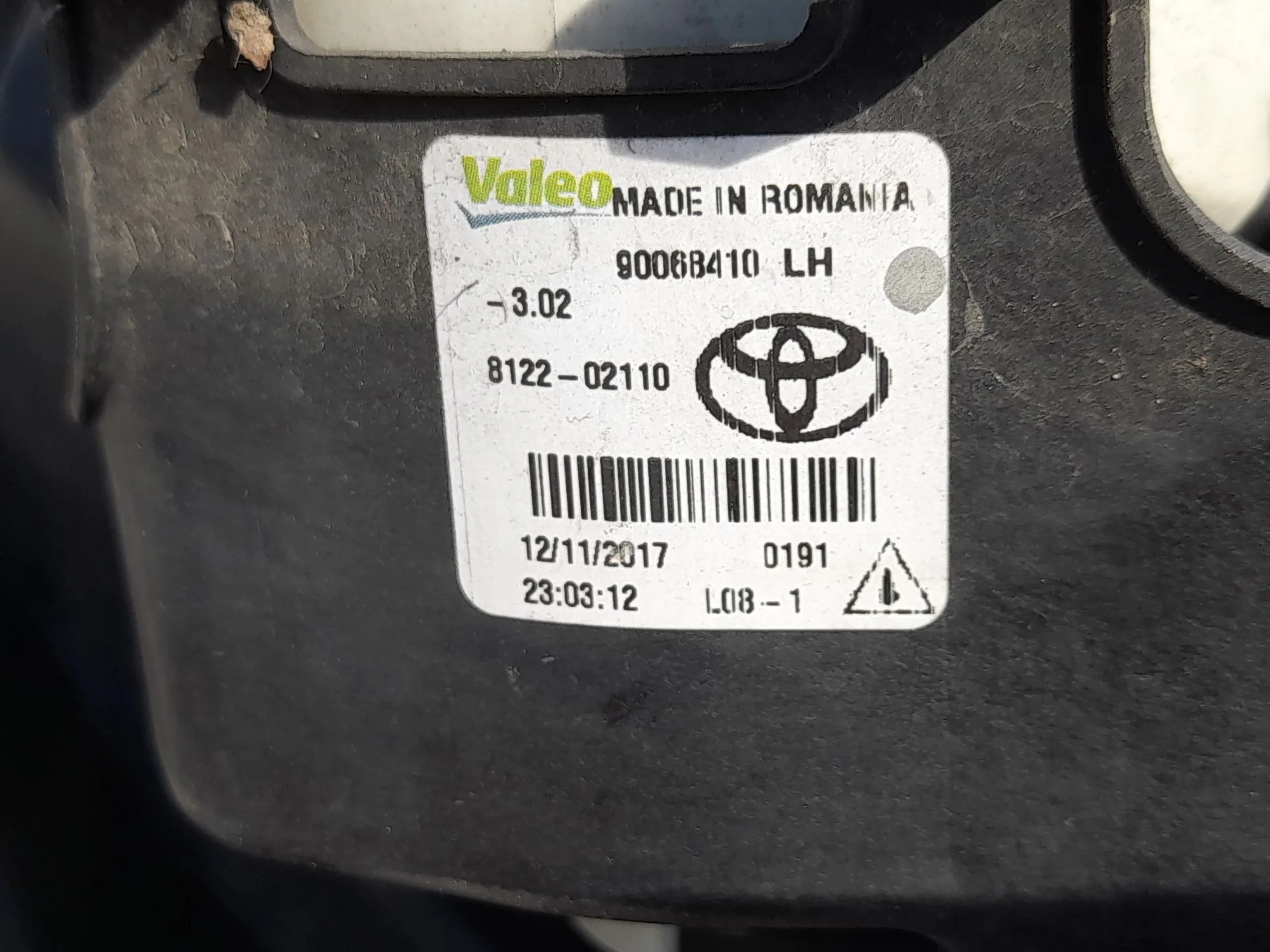 Faro Antiniebla Izquierdo para Toyota Aygo (_B4_)
