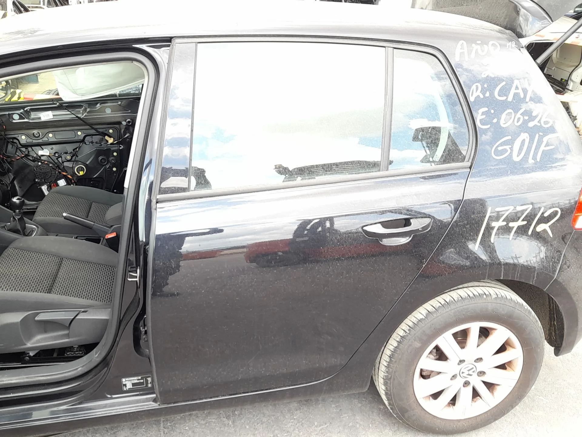 Puerta Trasera Izquierda para Volkswagen Golf Vi (5K1)