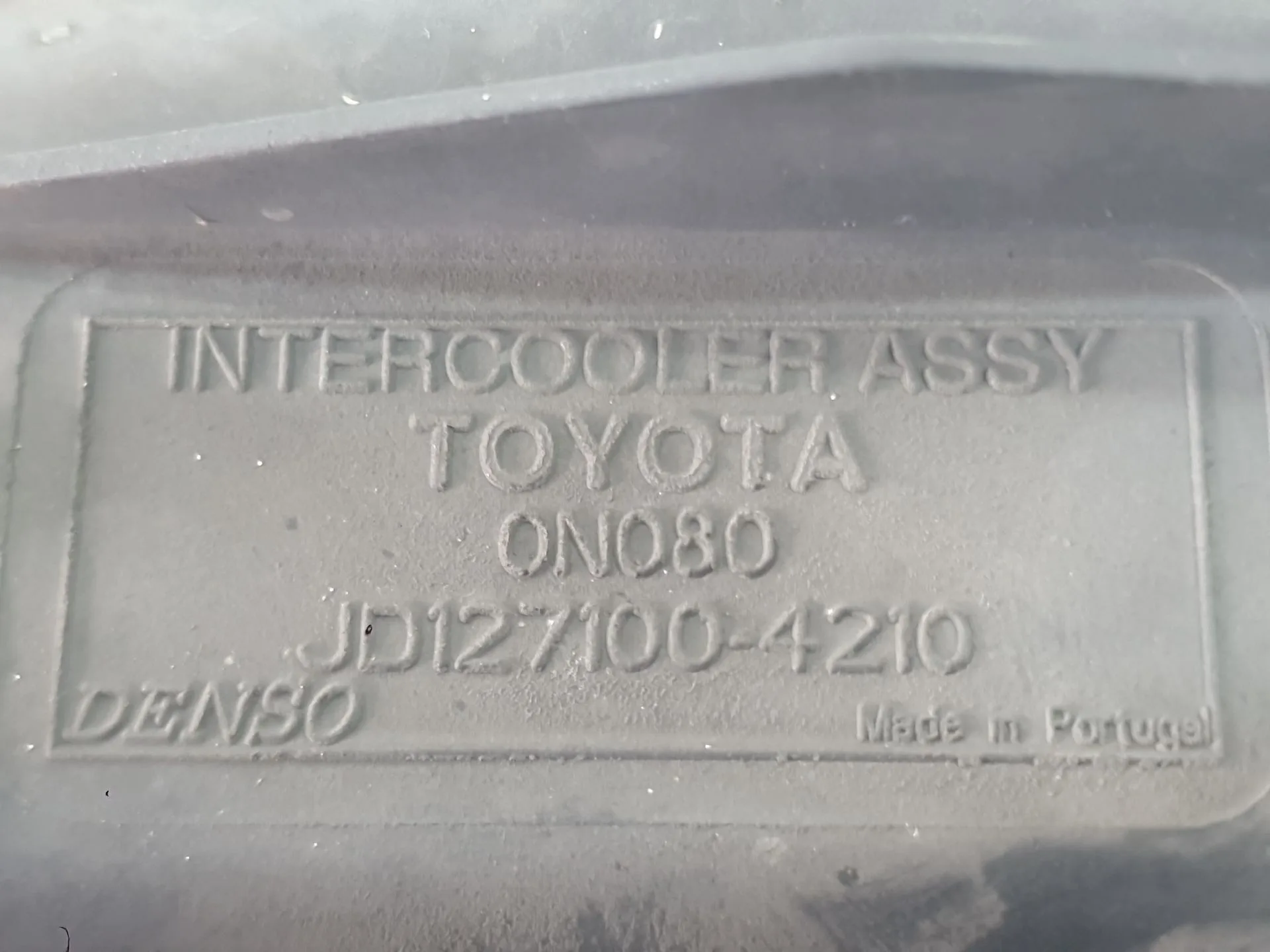 Intercooler para Toyota Auris (_E18_)
