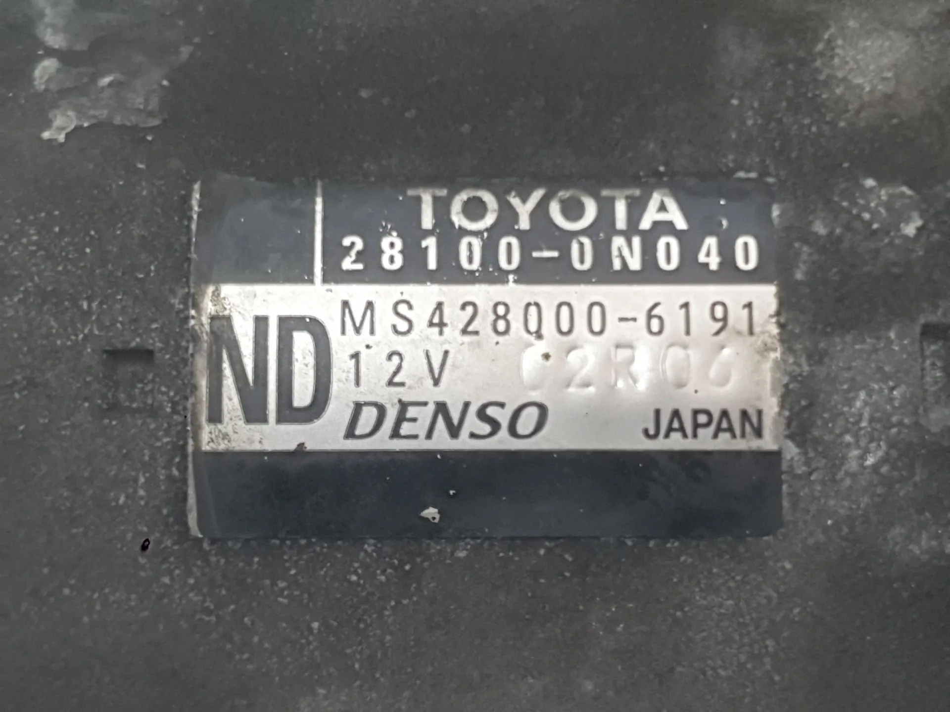 Motor Arranque para Toyota Auris (_E18_)