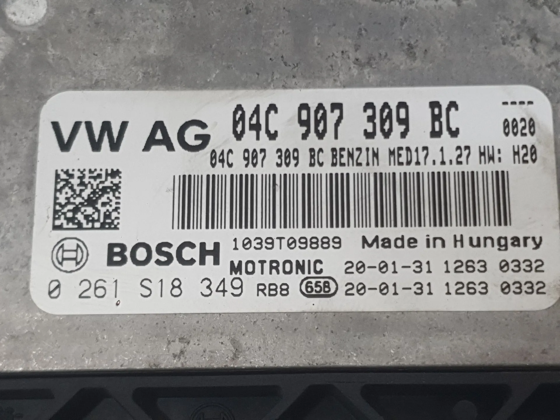 Centralita Motor Uce para Seat Ibiza (Kj1)