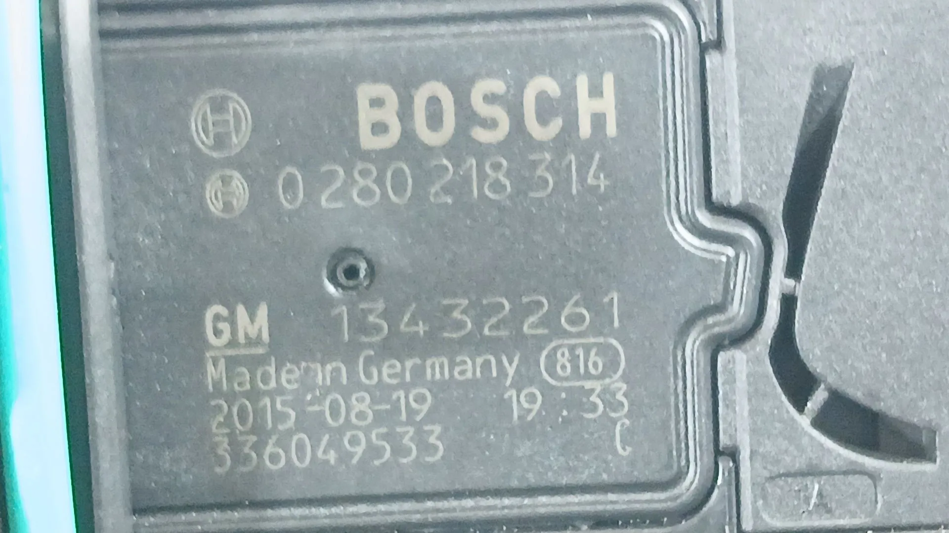 Caudalimetro para Opel Astra K (B16)