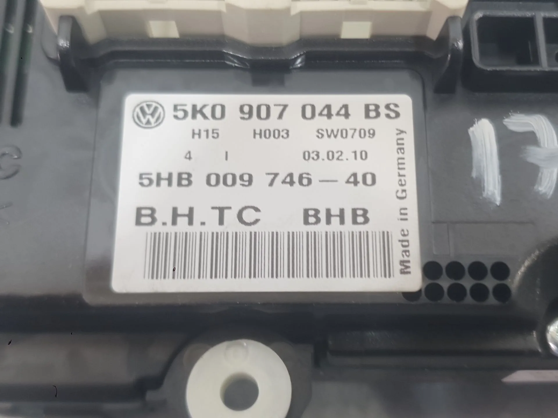 Mando Climatizador para Volkswagen Golf Vi (5K1)