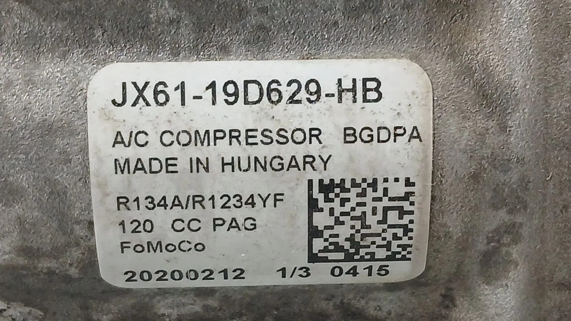 Compresor Aire Acondicionado para Ford Puma (J2K, Cf7)