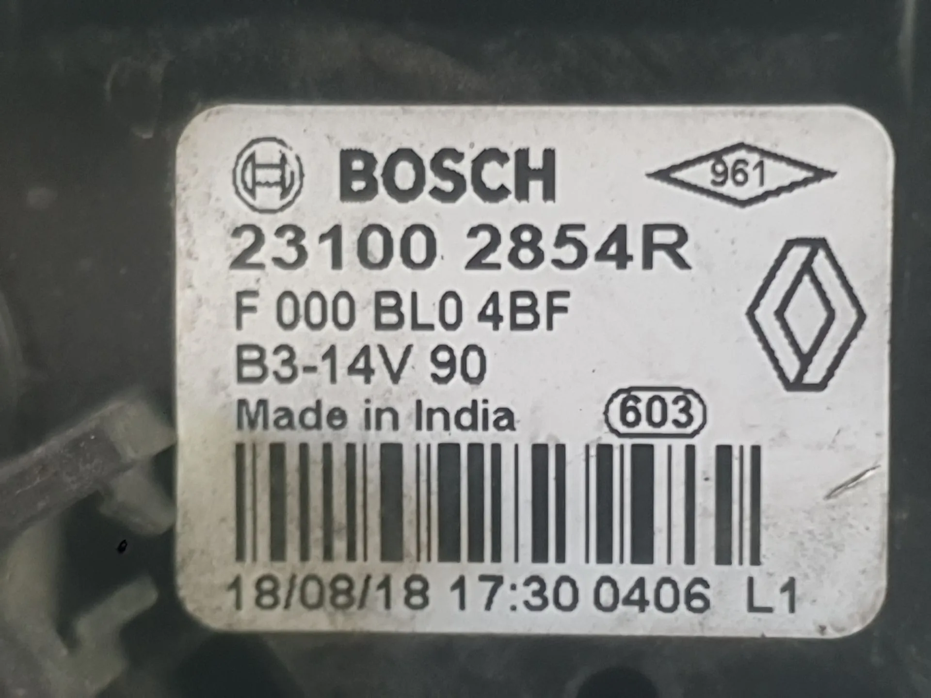 Alternador para Dacia Sandero Ii (B8_)