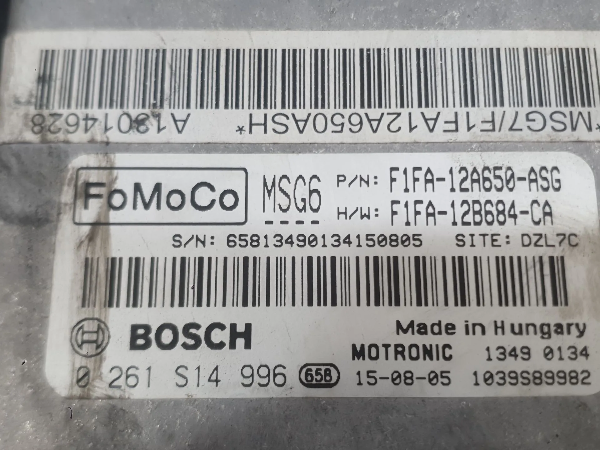 Centralita Motor Uce para Ford Focus Iii