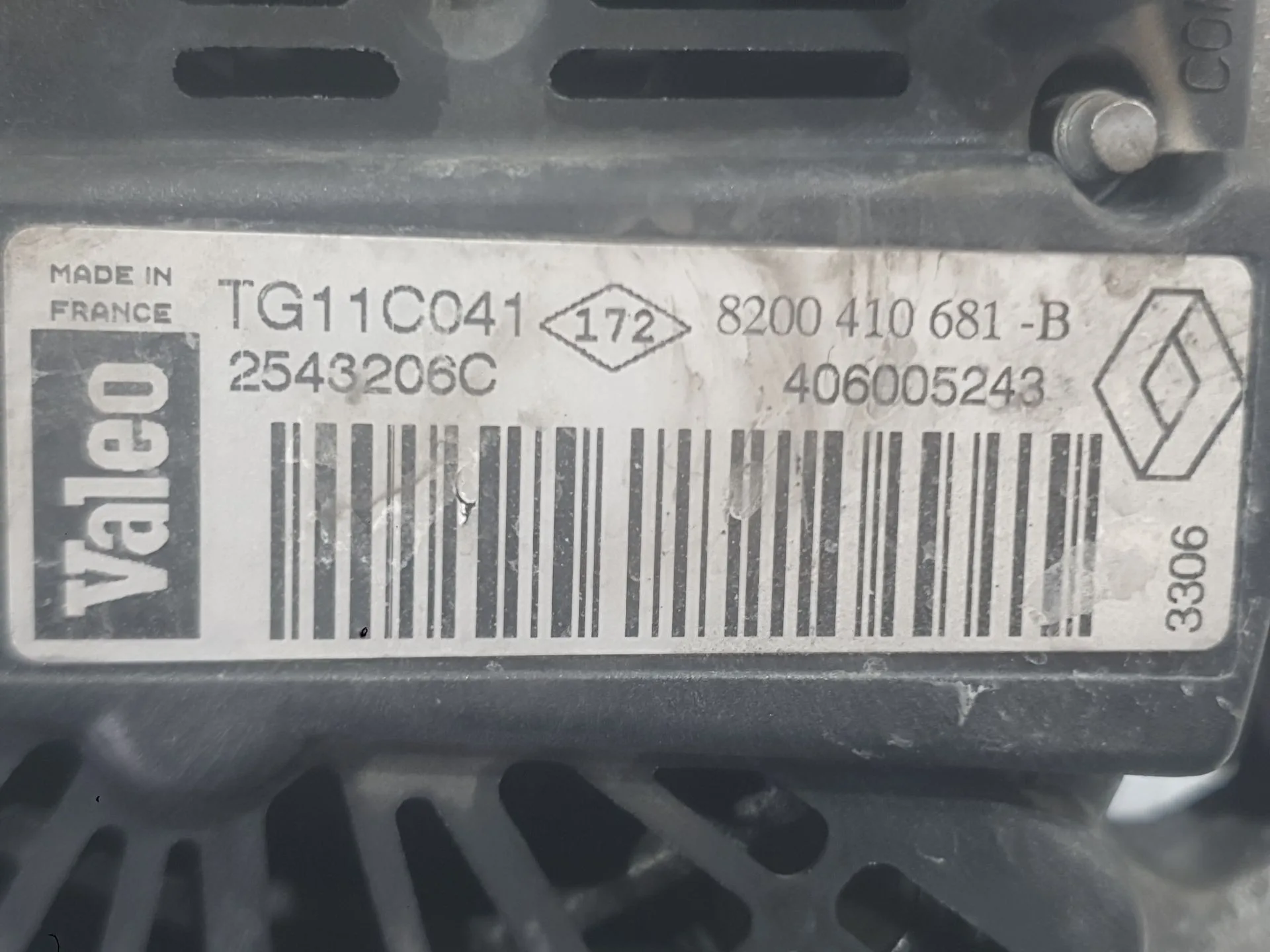 Alternador para Renault Megane Ii (Bm0/1_, Cm0/1_)