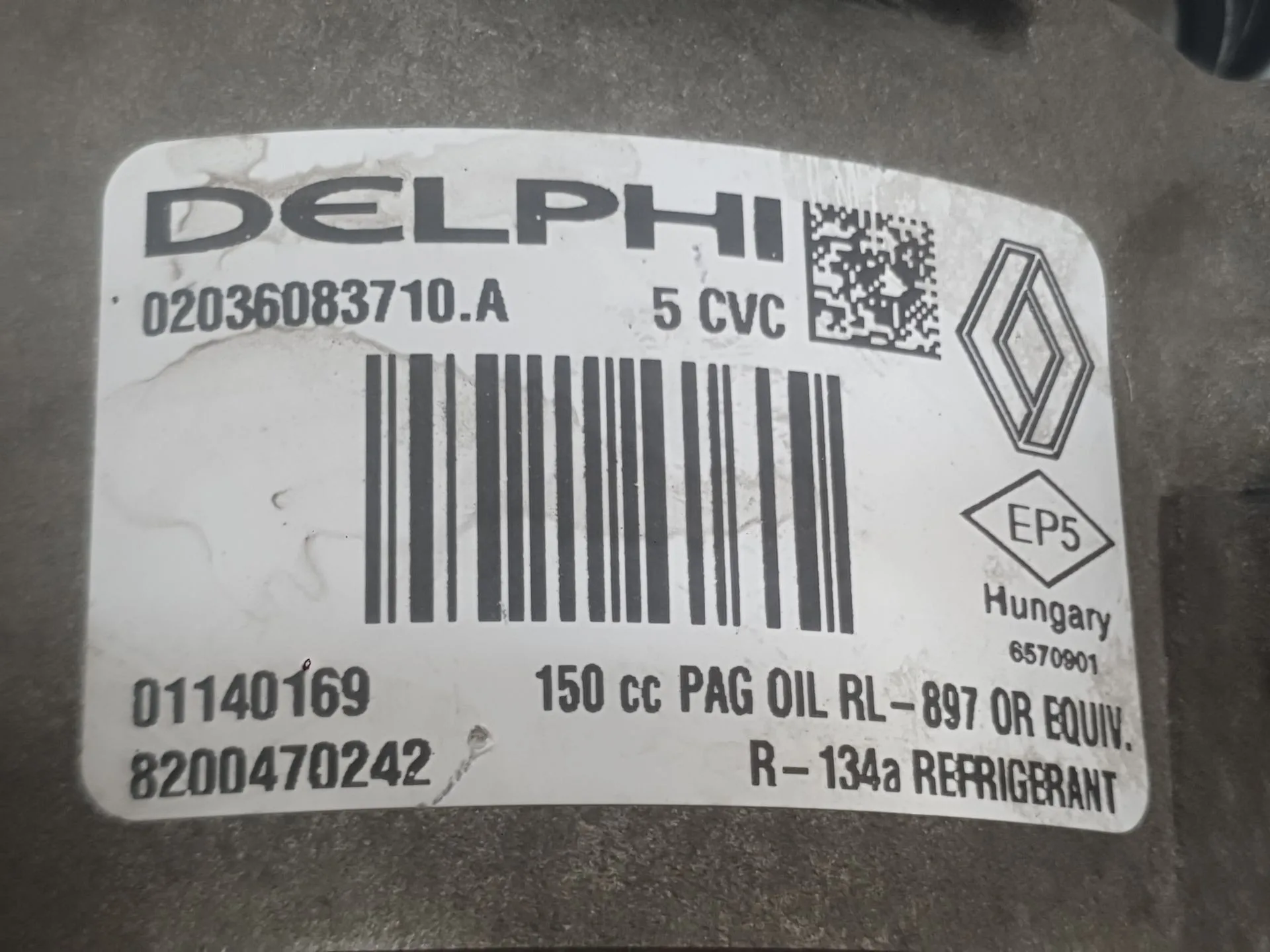 Compresor Aire Acondicionado para Renault Megane Ii (Bm0/1_, Cm0/1_)