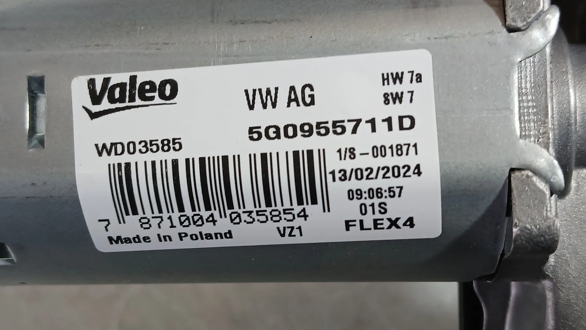 Motor Limpia Trasero para Seat Ateca (Kh7, Khp)