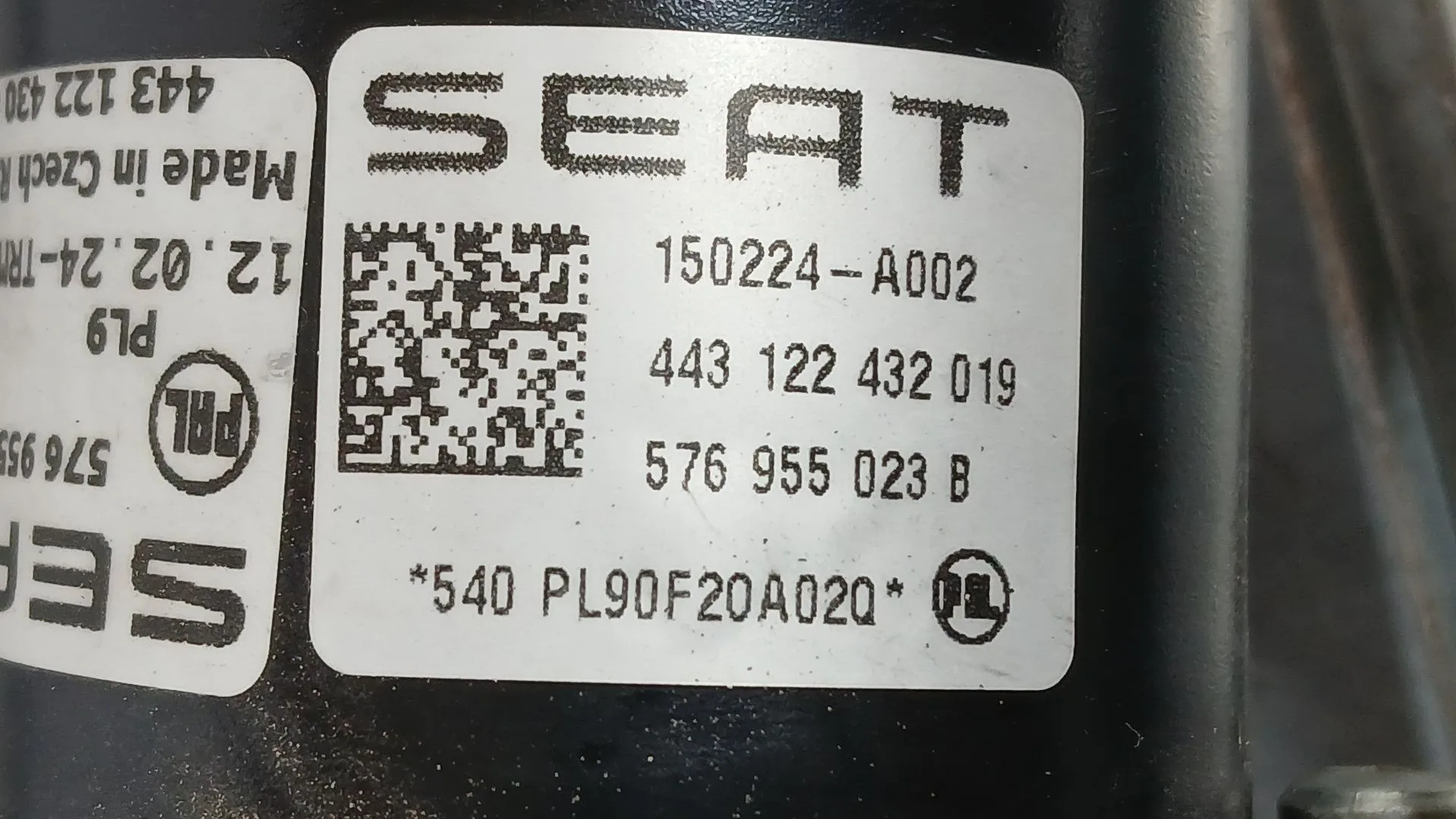 Motor Limpia Delantero para Seat Ateca (Kh7, Khp)