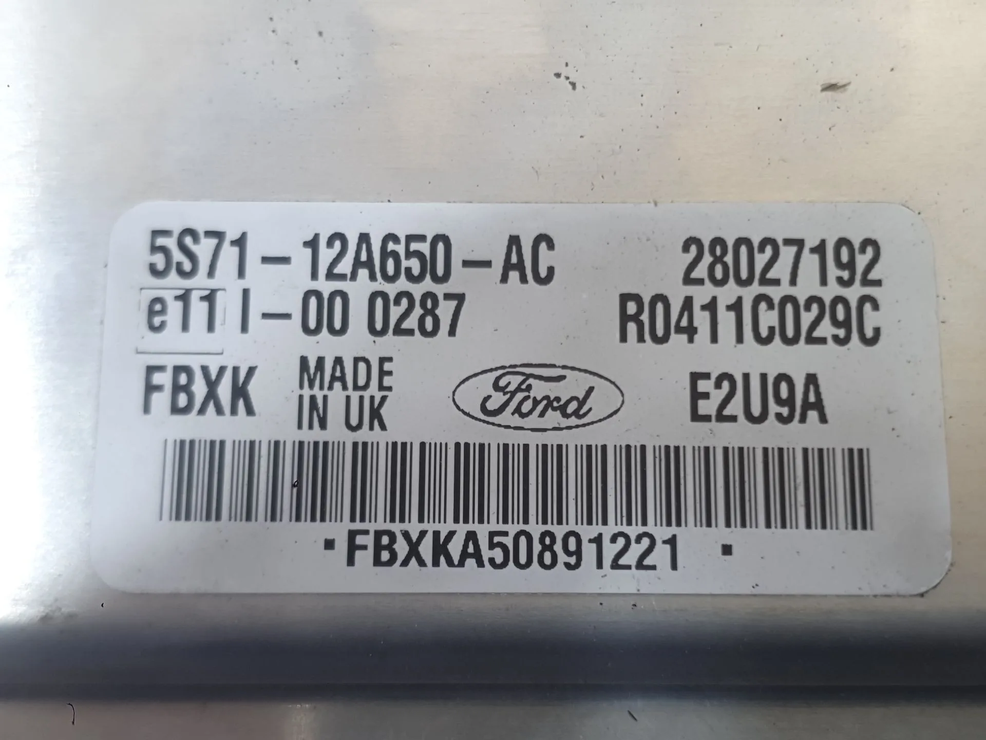 Centralita Motor Uce para Ford Mondeo Iii (B5Y)
