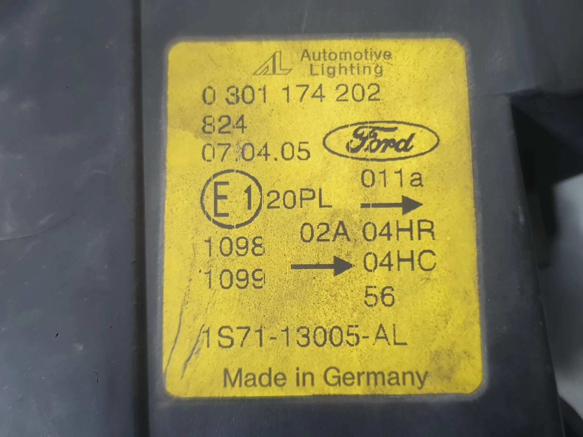Faro Derecho para Ford Mondeo Iii (B5Y)