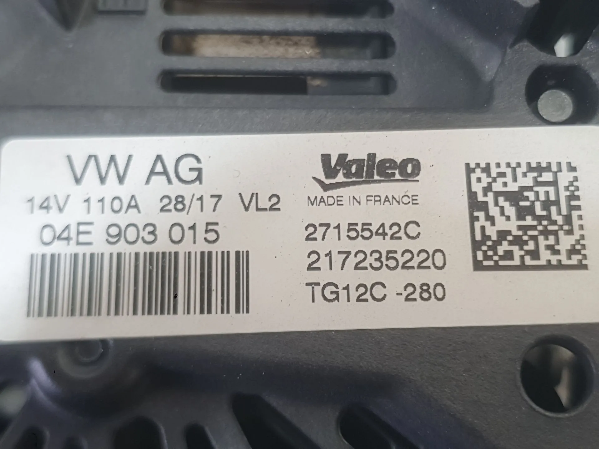 Alternador para Seat Arona (Kj7, Kjp)
