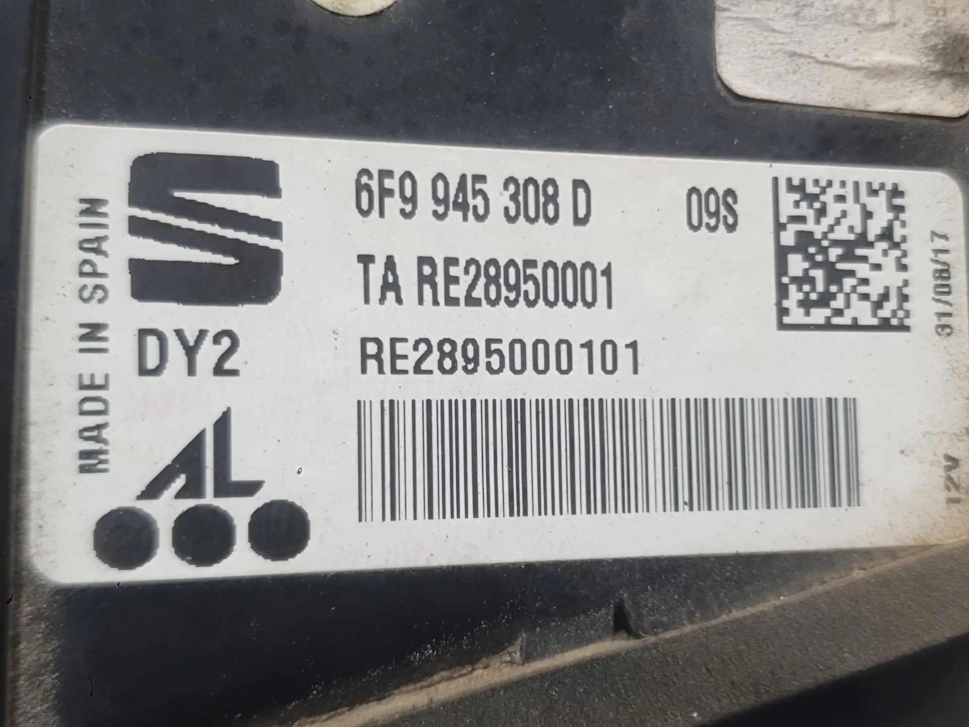 Piloto Trasero Derecho Interior para Seat Arona (Kj7, Kjp)