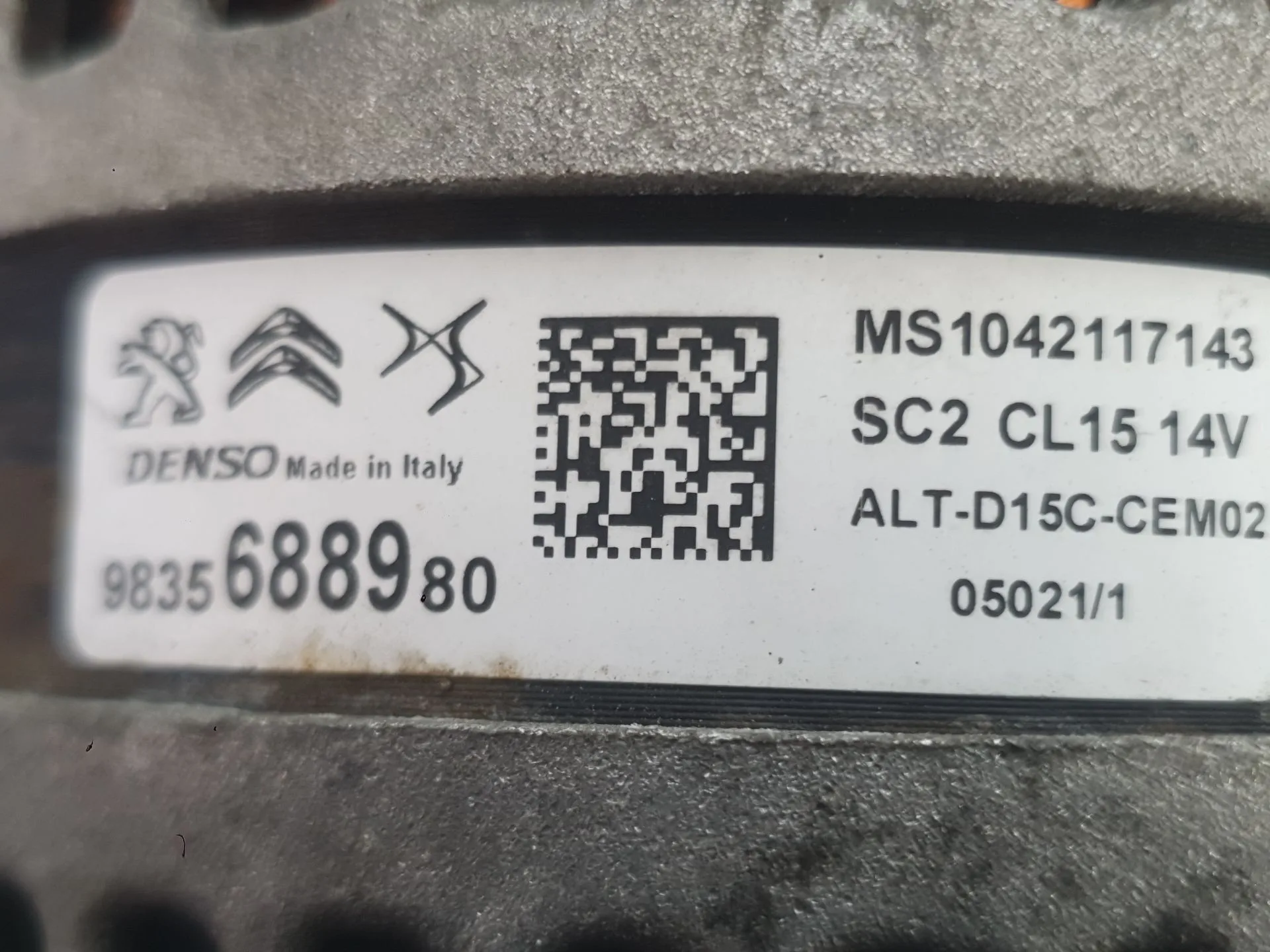 Alternador para Peugeot 2008 Ii (Ud_, Us_, Uy_, Uj_, Ur_, Uc_)