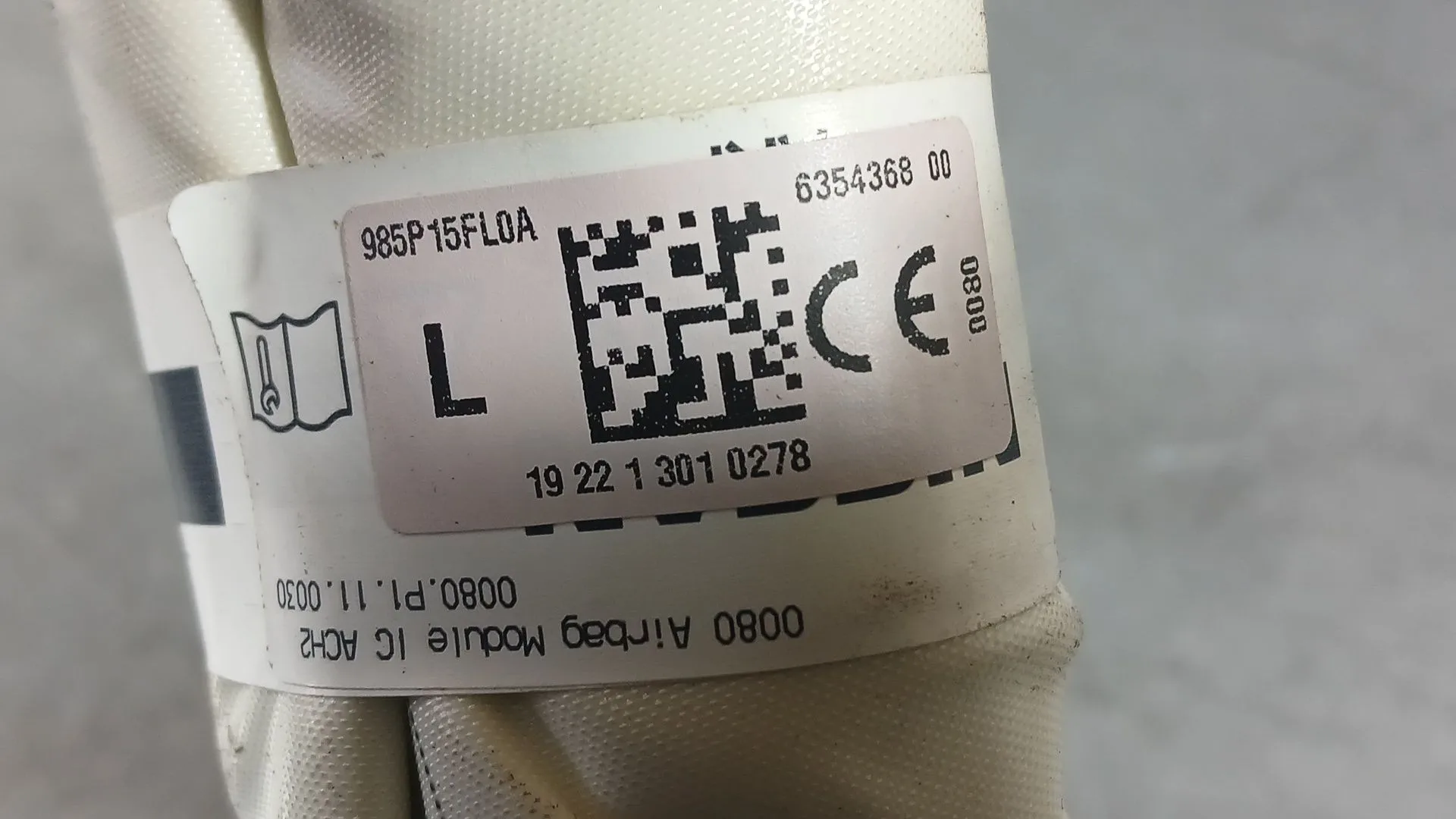 Airbag Cortina Delantero Izquierdo para Nissan Micra V (K14)