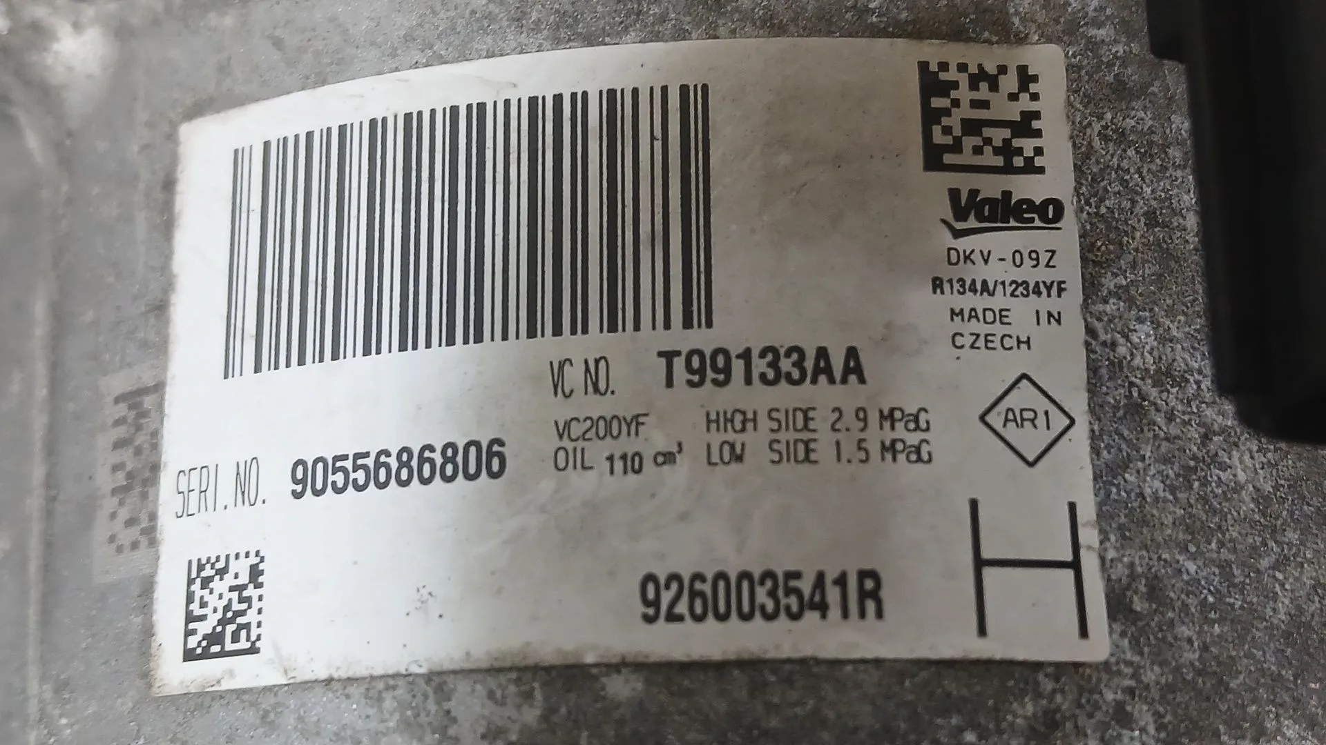 Compresor Aire Acondicionado para Nissan Micra V (K14)