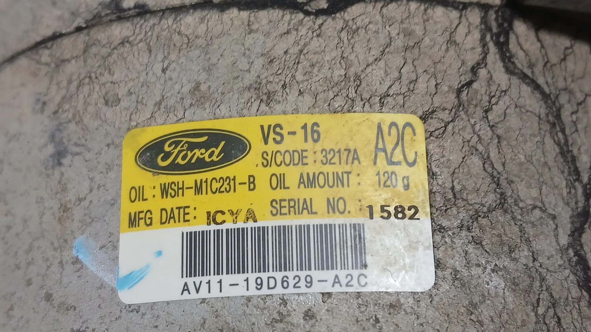 Compresor Aire Acondicionado para Ford Ecosport