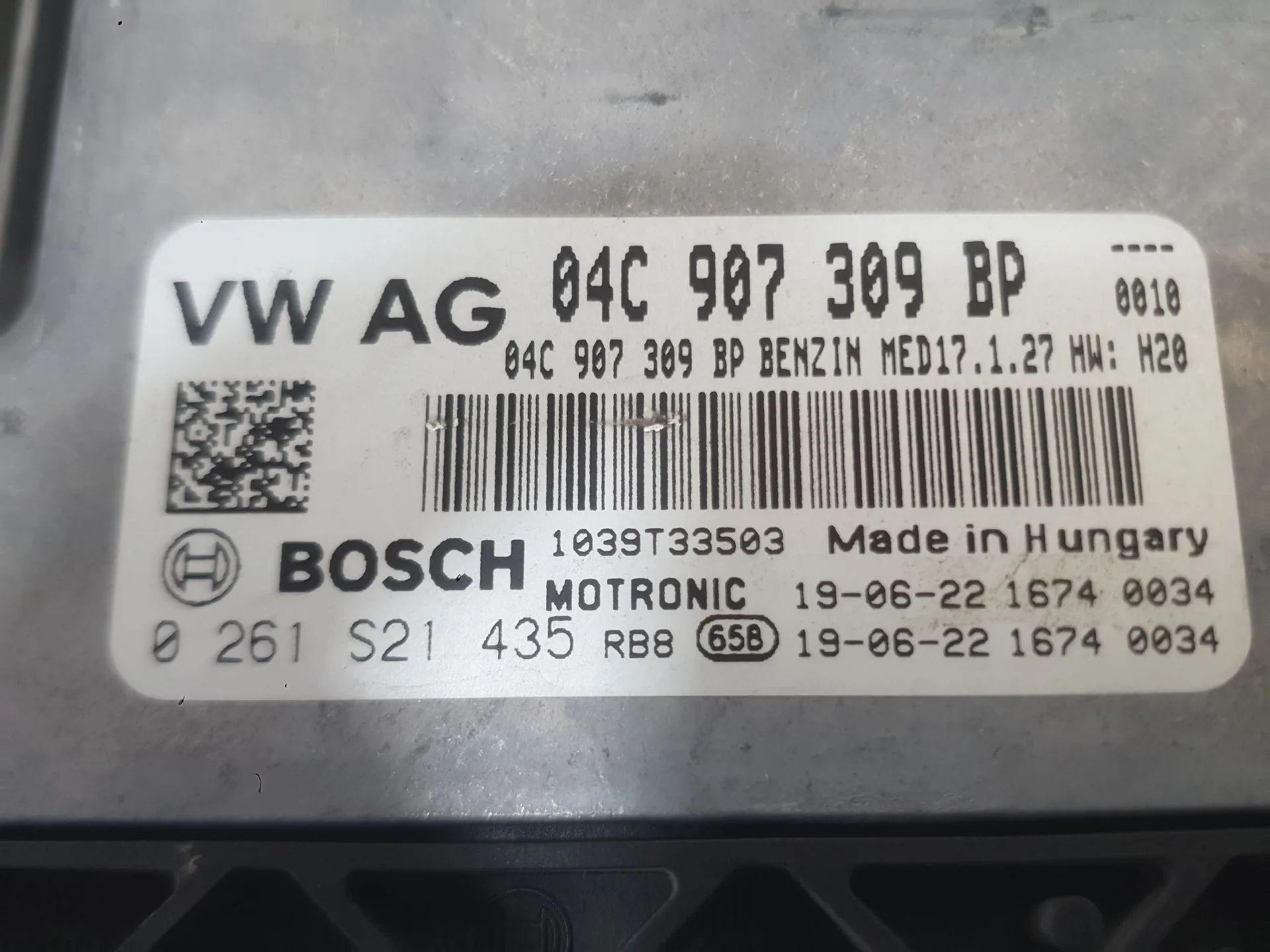 Centralita Motor Uce para Seat Ibiza V (Kj1, Kjg)
