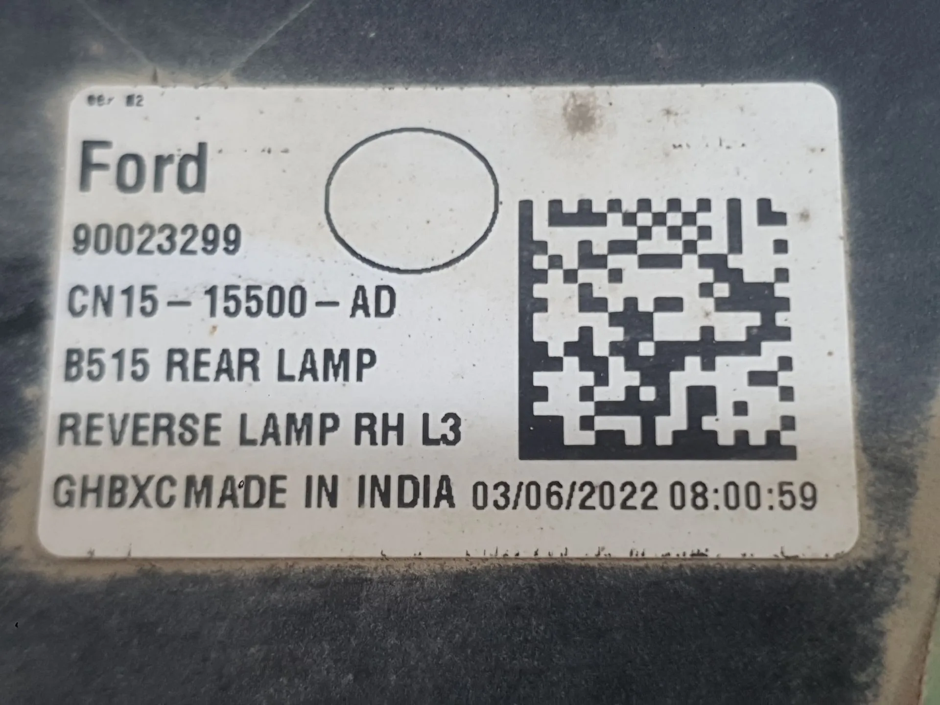 Piloto Trasero Derecho Paragolpes para Ford Ecosport