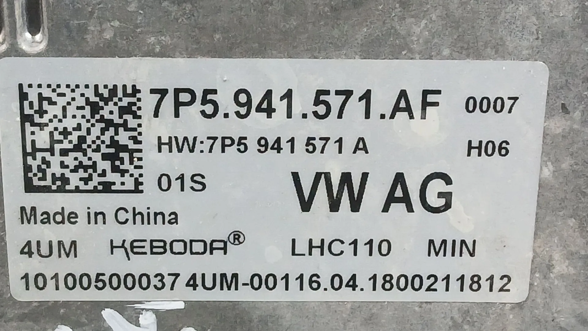Centralita Faro para Volkswagen Tiguan (Ad1, Ax1)