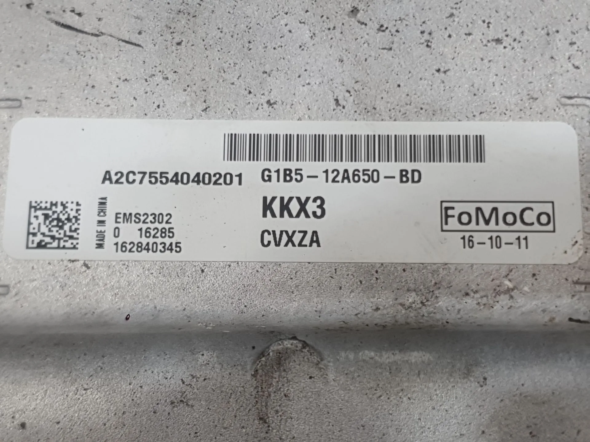 Centralita Motor Uce para Ford Ka+ Iii (Uk, Fk)