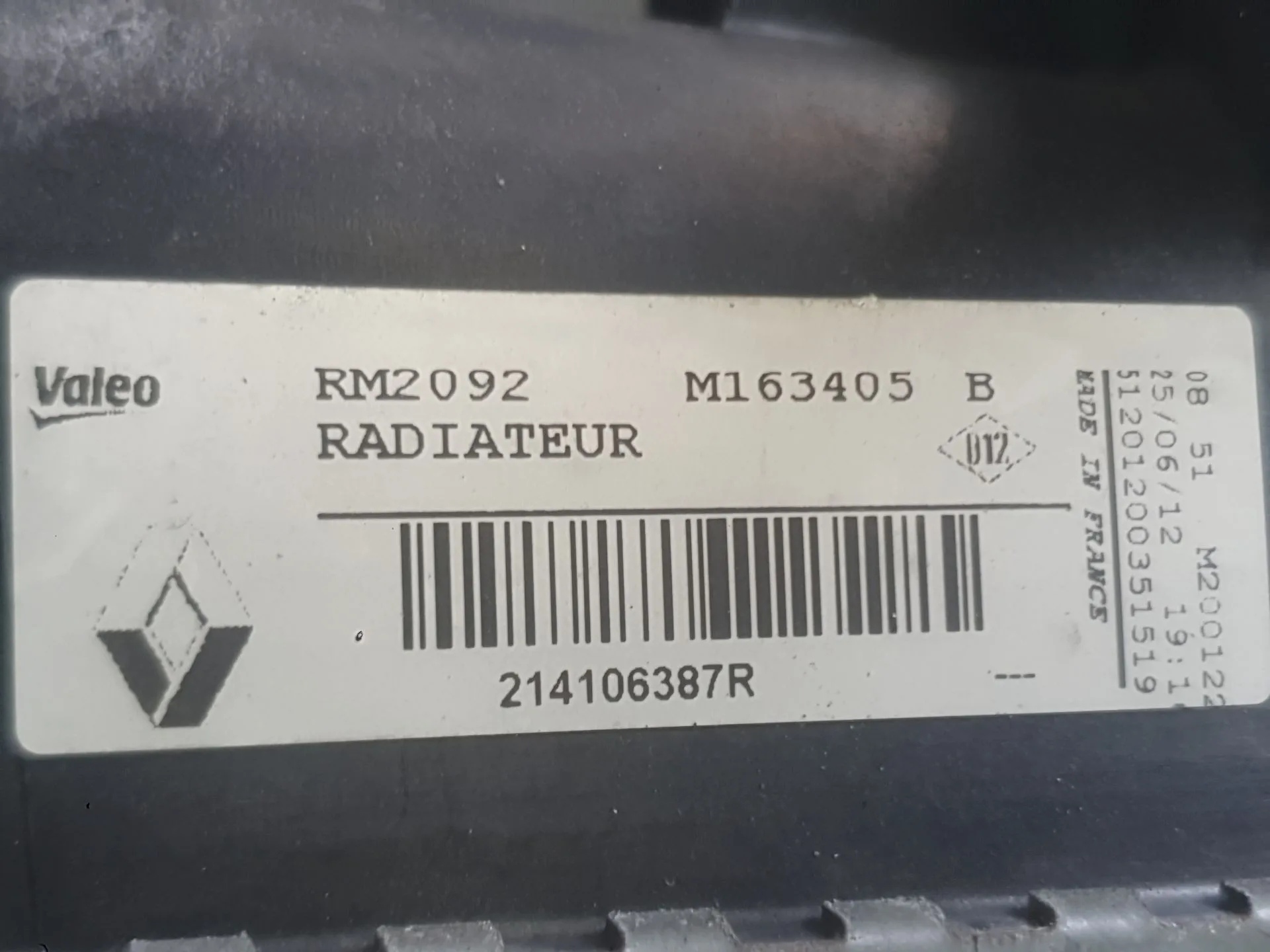 Radiador Agua para Renault Scenic Iii (Jz0/1_)