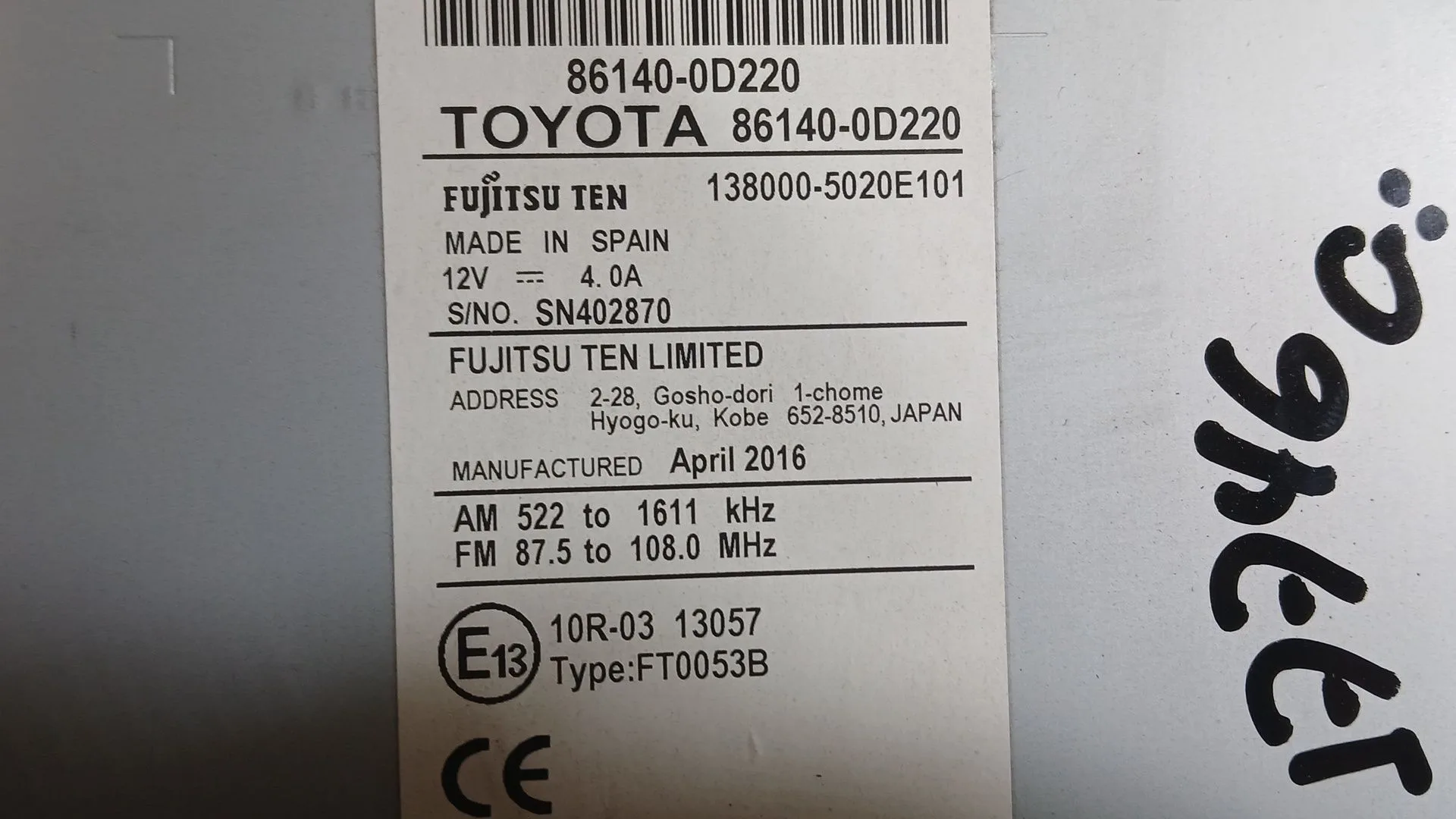 Sistema Navegacion Gps para Toyota Yaris (_P13_)