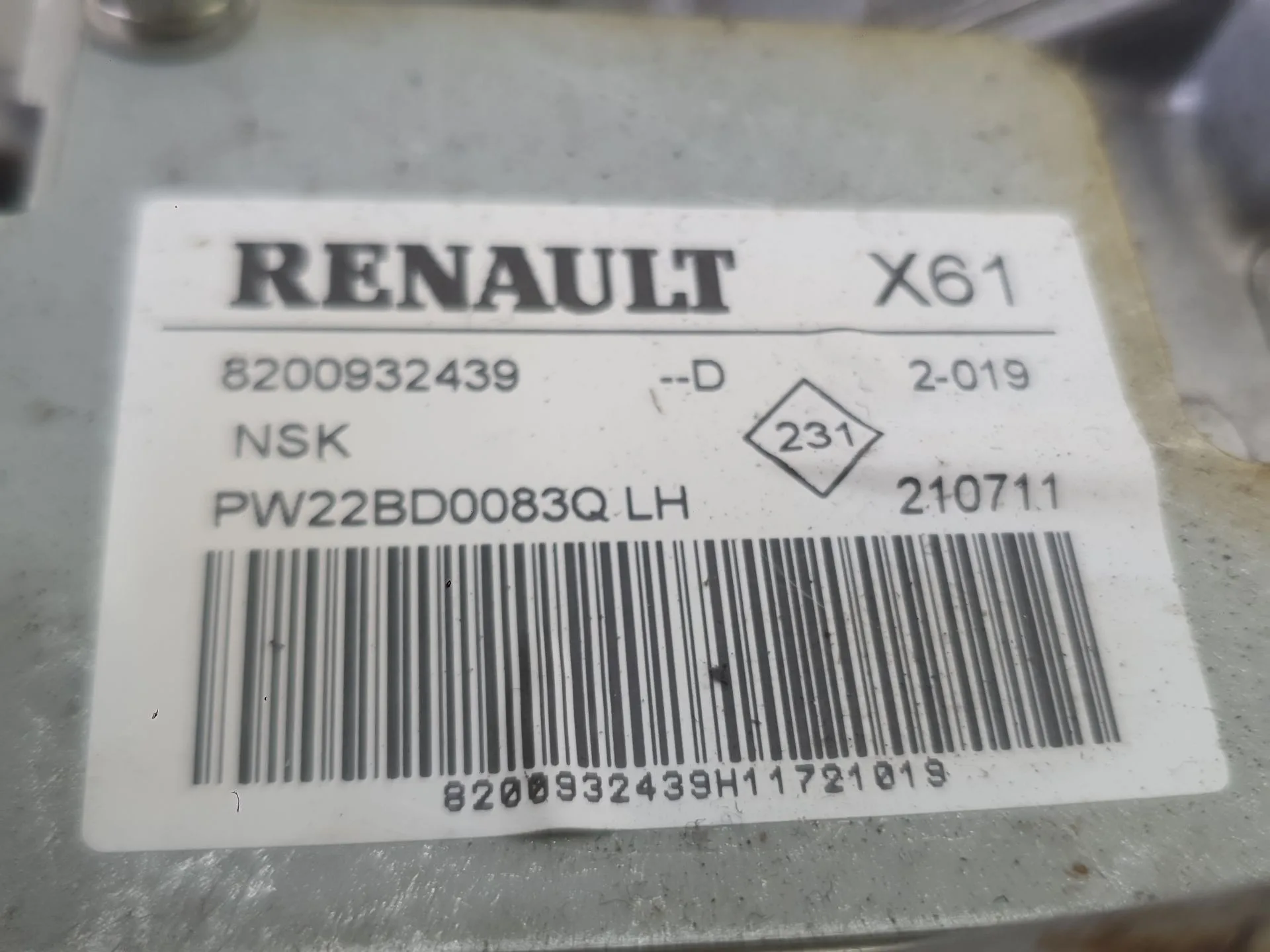 Columna Direccion para Renault Kangoo / Grand Kangoo Ii (Kw0/1_)