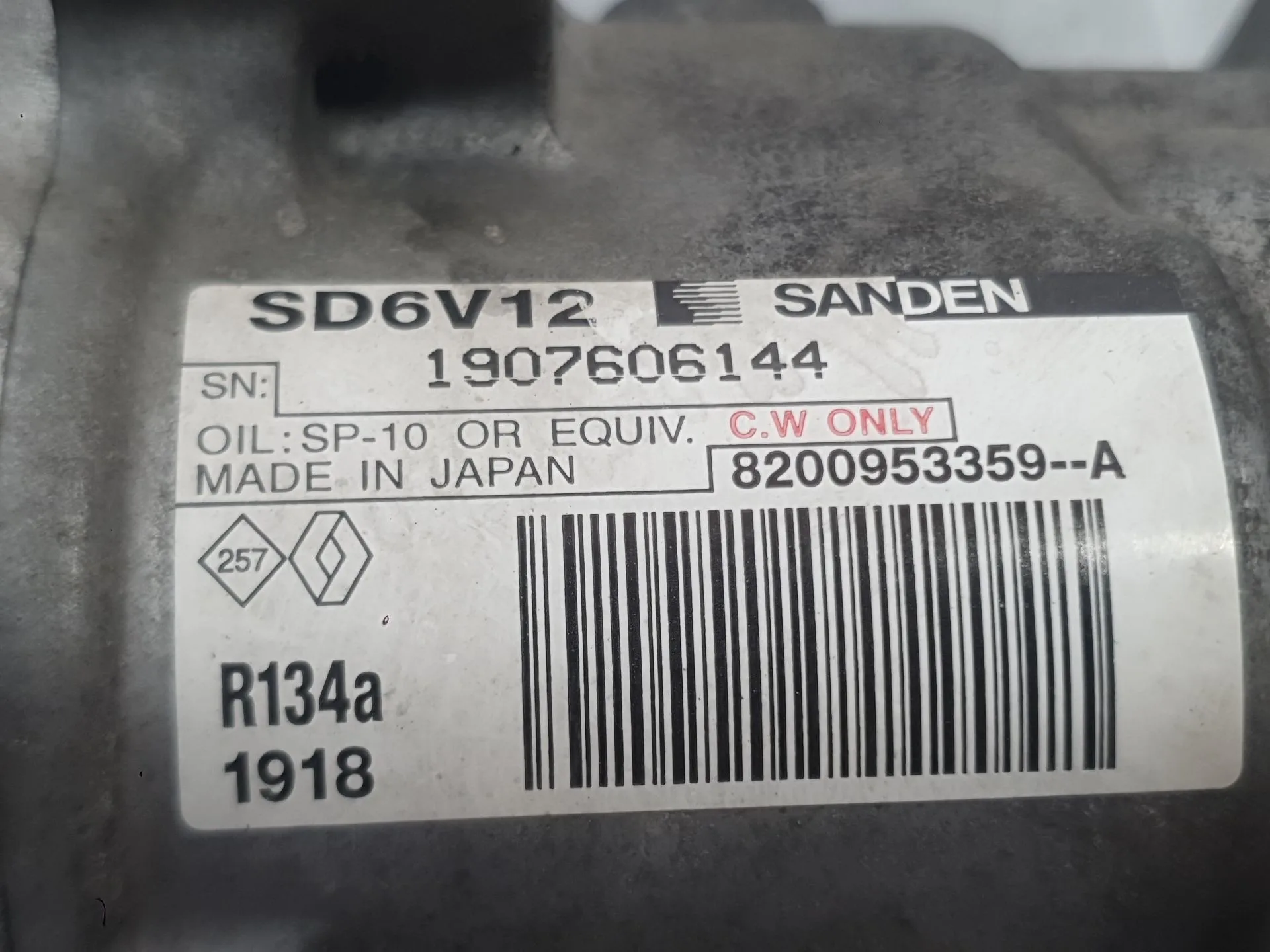 Compresor Aire Acondicionado para Renault Kangoo / Grand Kangoo Ii (Kw0/1_)