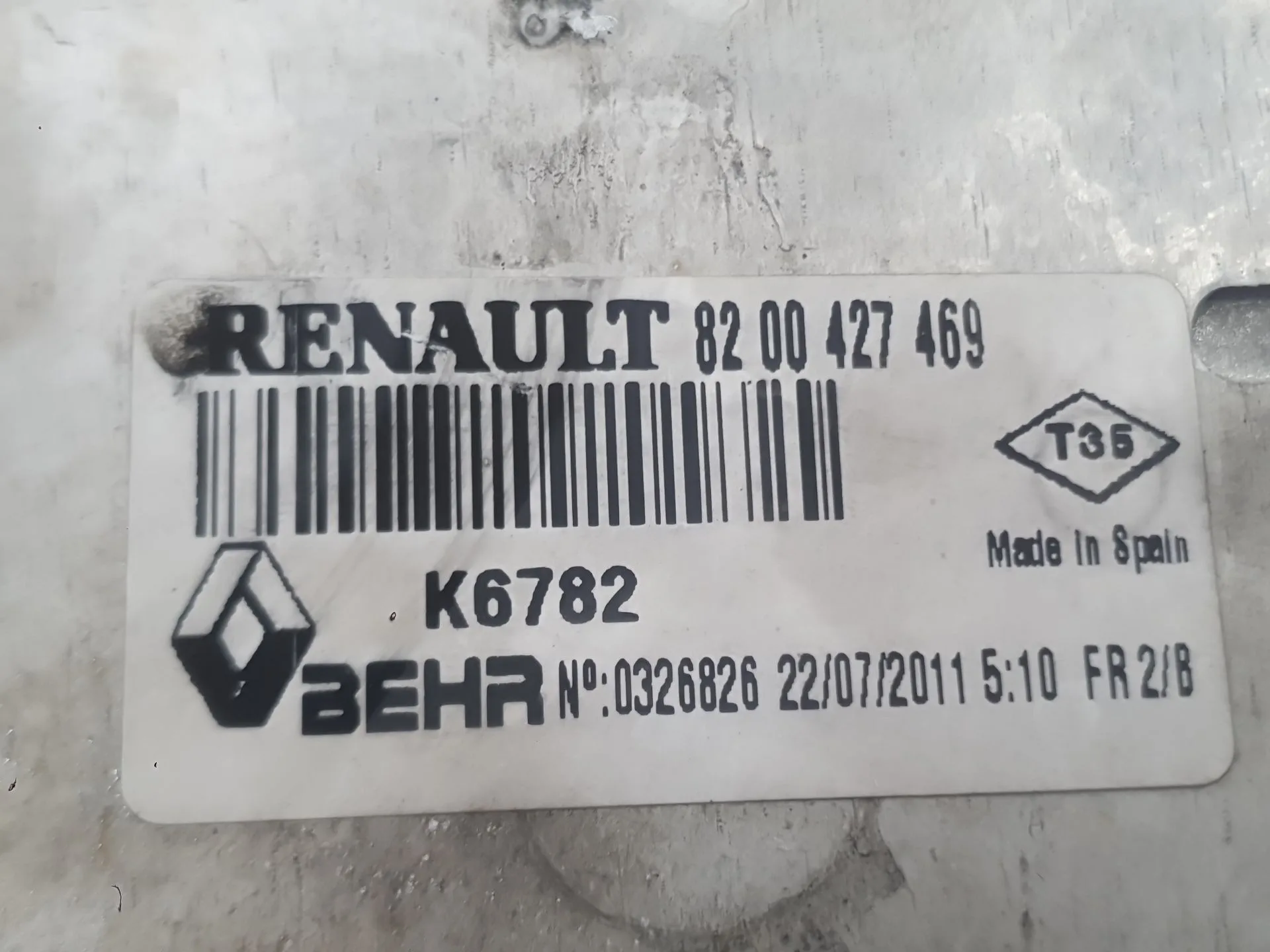 Intercooler para Renault Kangoo / Grand Kangoo Ii (Kw0/1_)